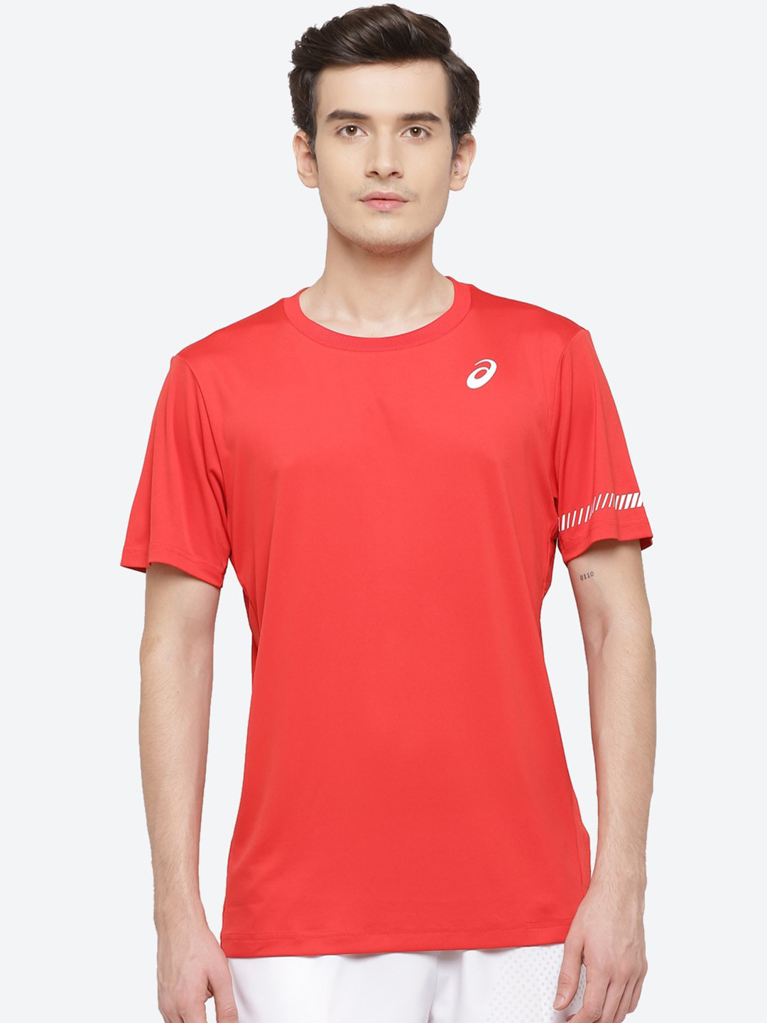 

ASICS Men Red COURT M SS Tennis T-shirt