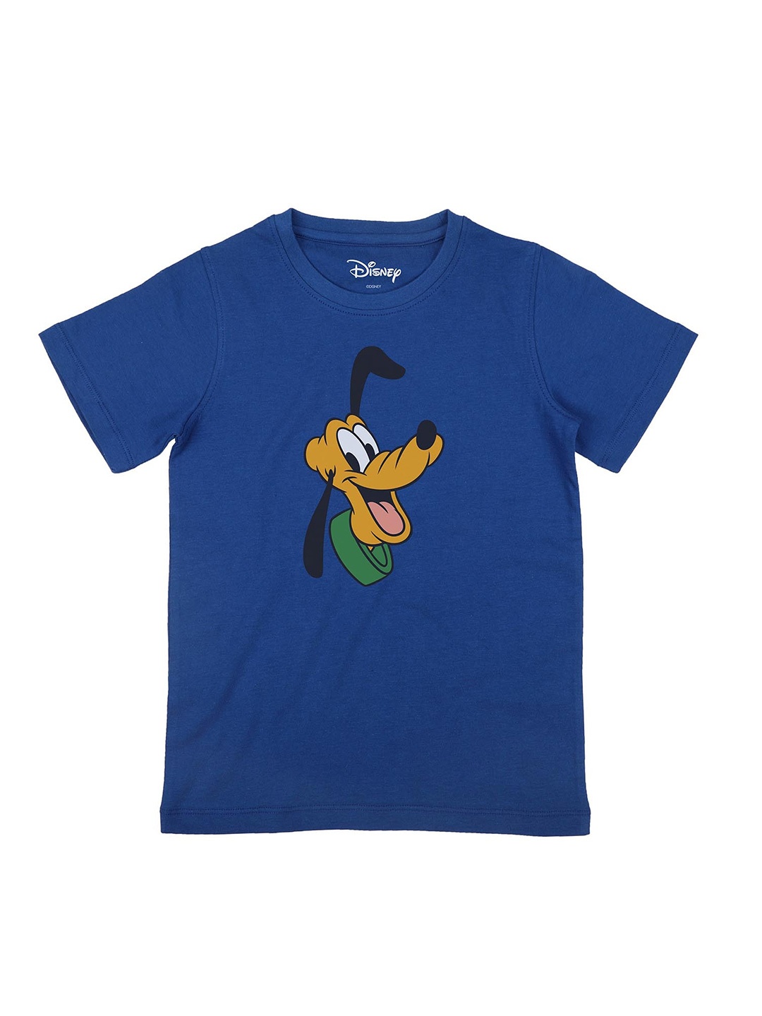 

Disney by Wear Your Mind Boys Blue Goofy Printed Cotton Pure Cotton T-shirt
