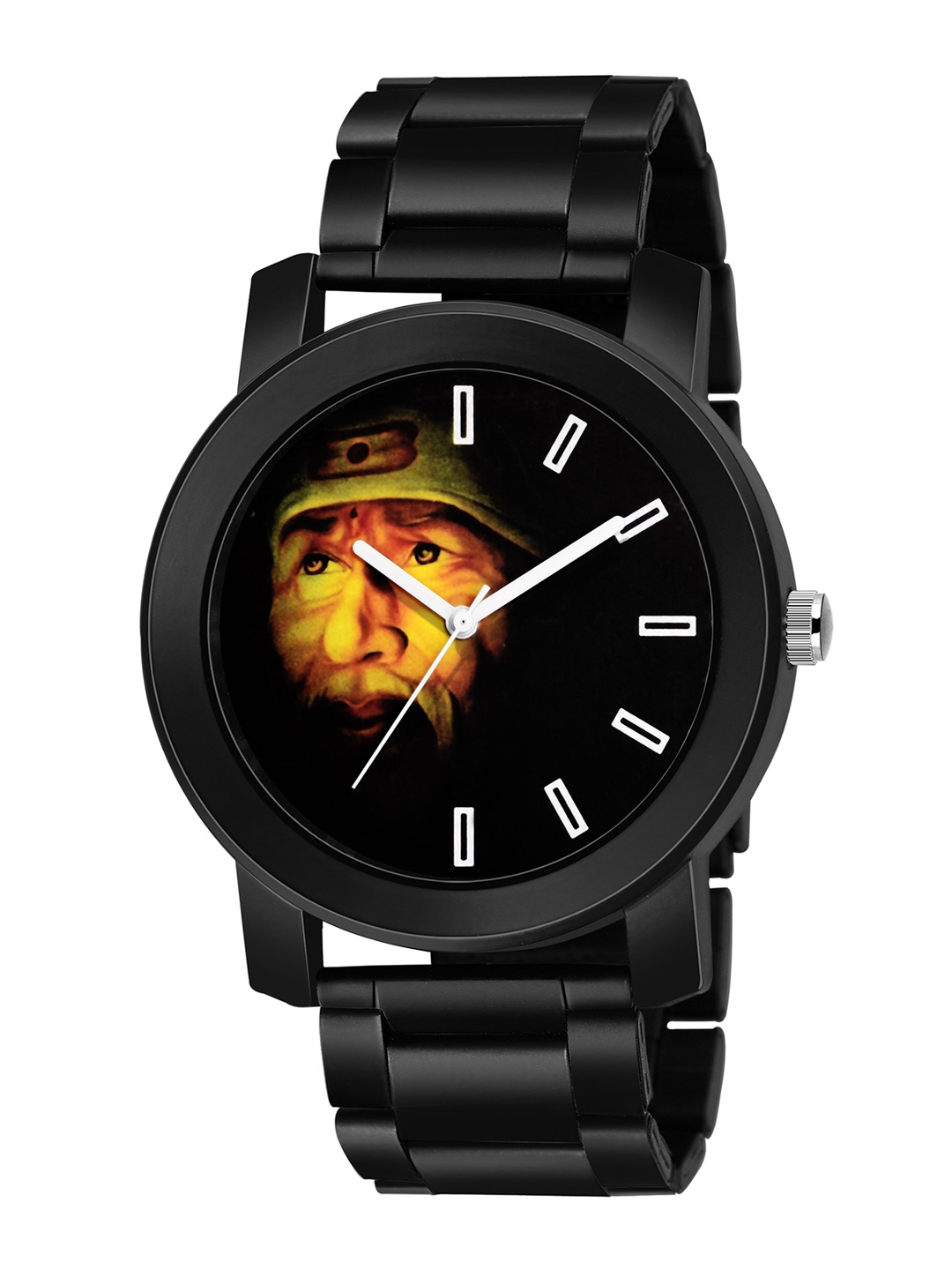 

SWADESI STUFF Men Black Dial Analogue Watch-metal black 22b