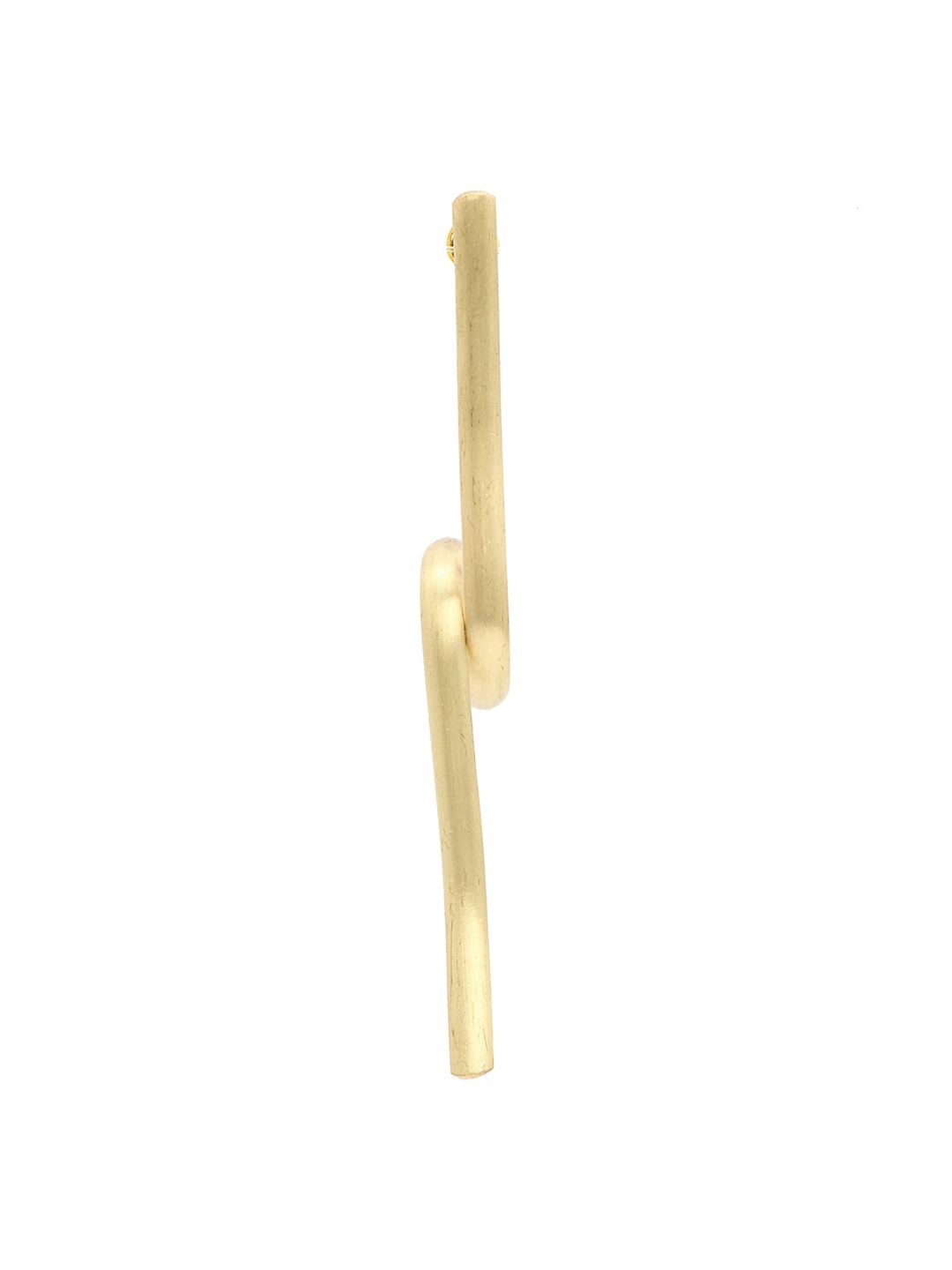

FOREVER 21 Gold Toned Contemporary Drop Earrings