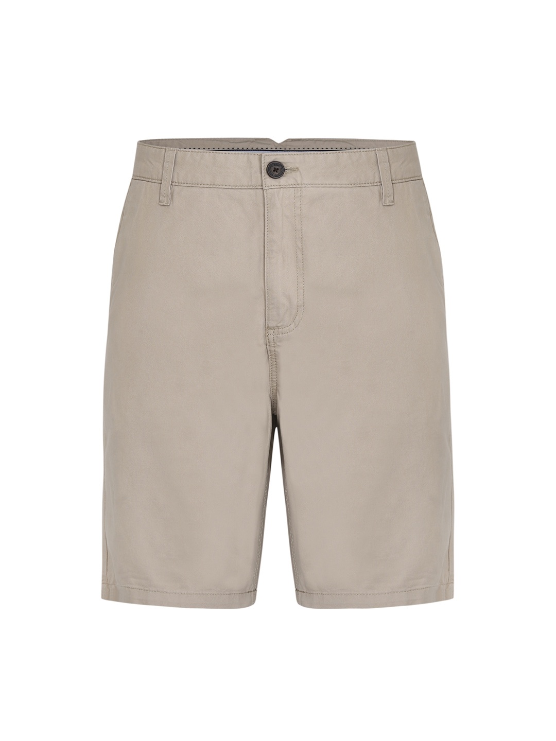 

Crew Clothing Men Beige Mid-Rise Regular Shorts