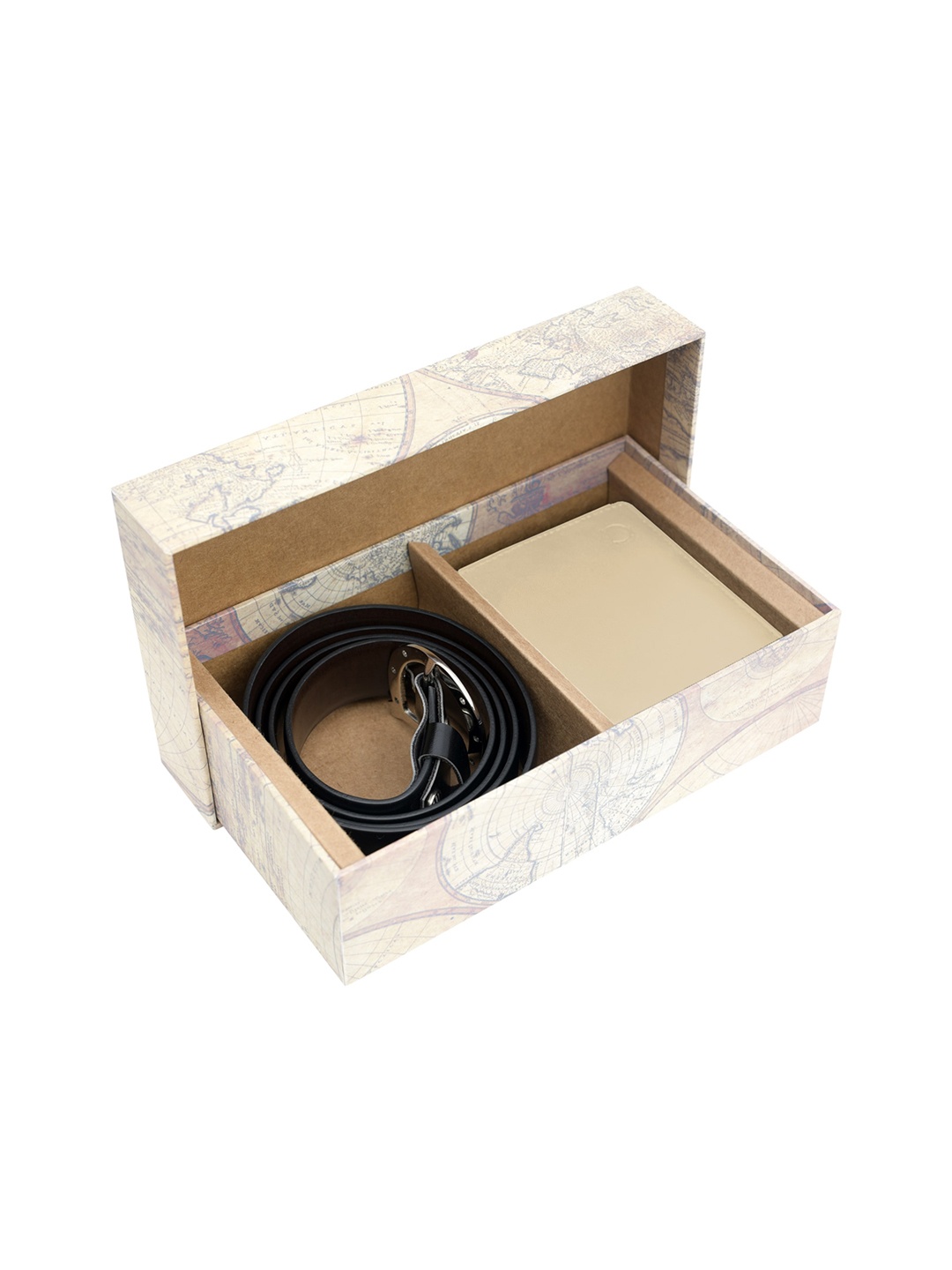

Blacksmith Men Beige & Black Solid Accessory Gift Set