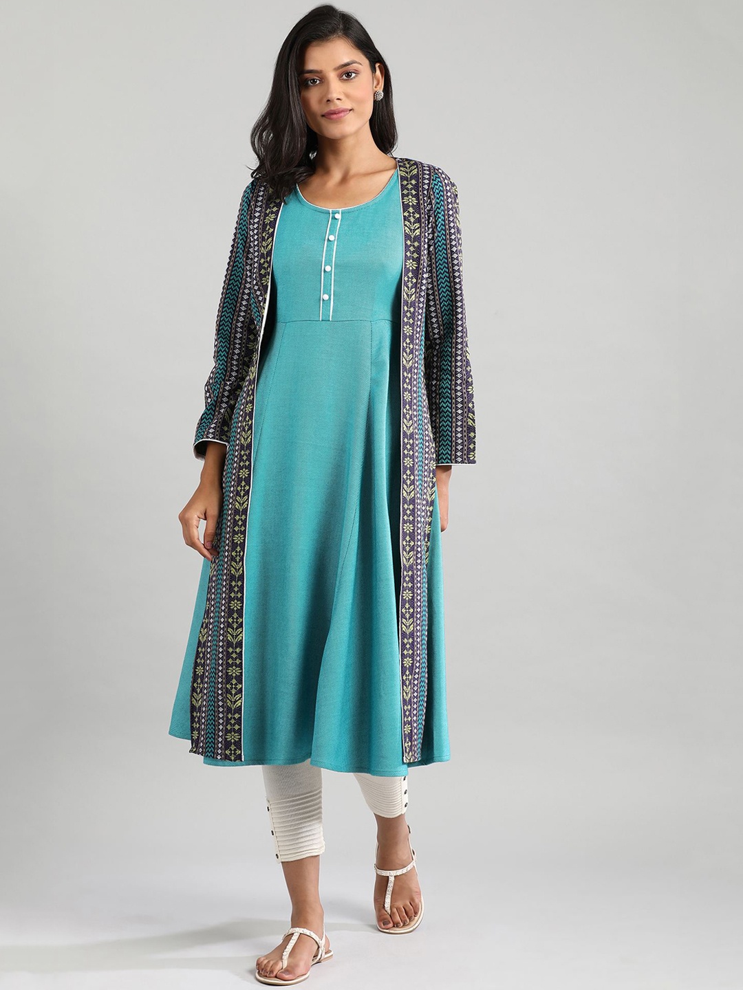 

AURELIA Women Blue Kurta