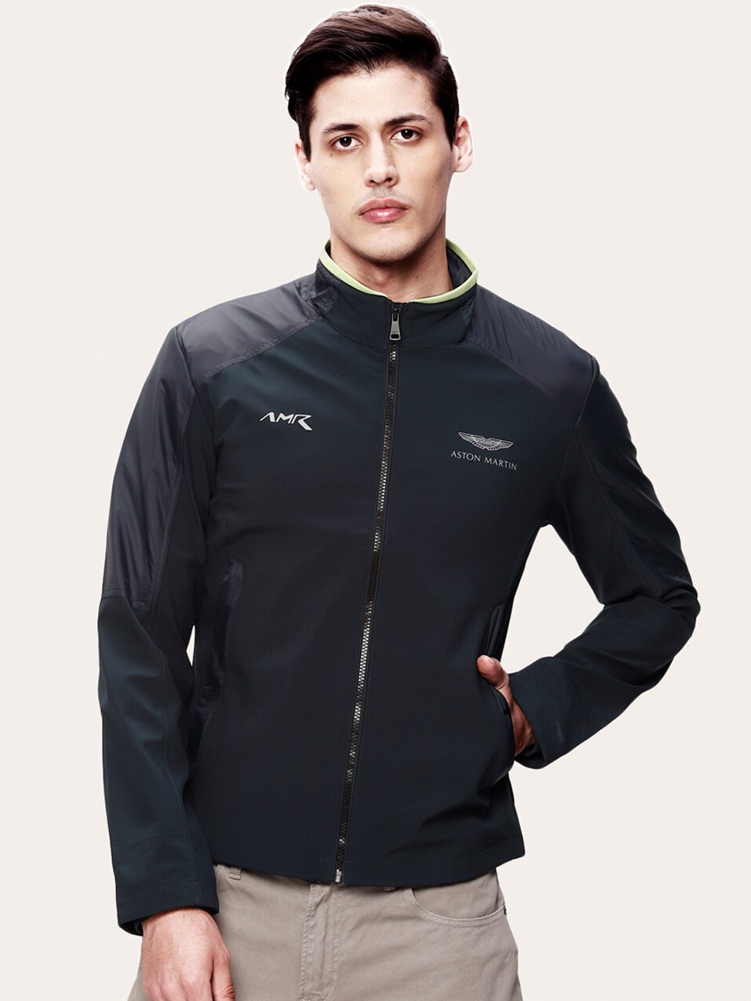

HACKETT LONDON Men Navy Blue Jacket
