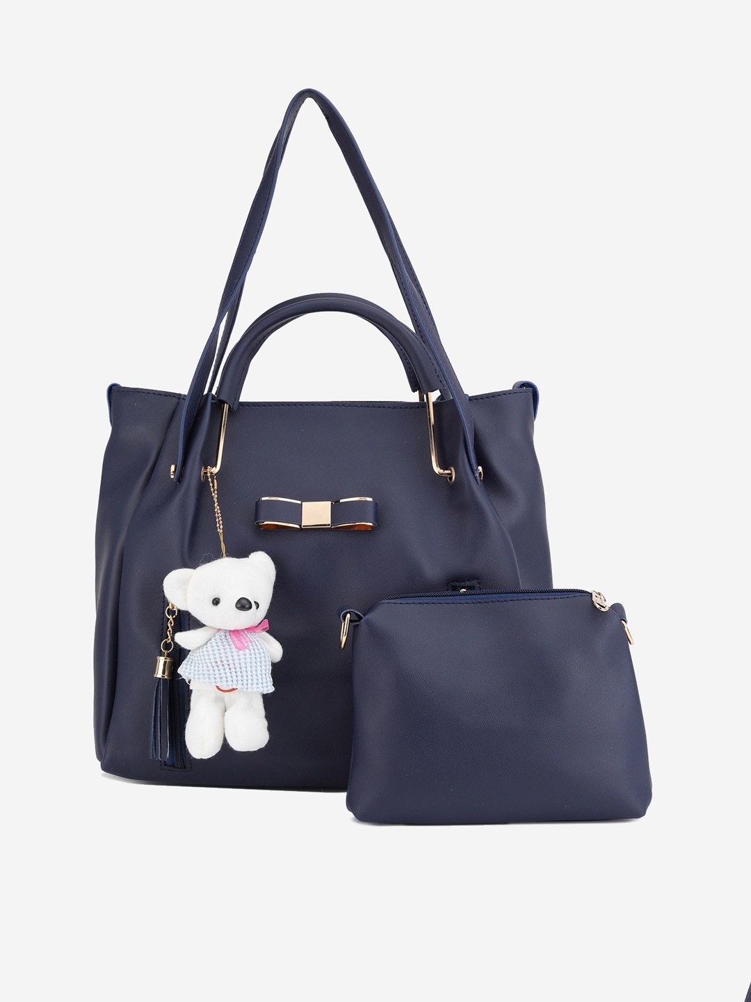 

Stropcarry Blue Structured Shoulder Bag with Sling Bag