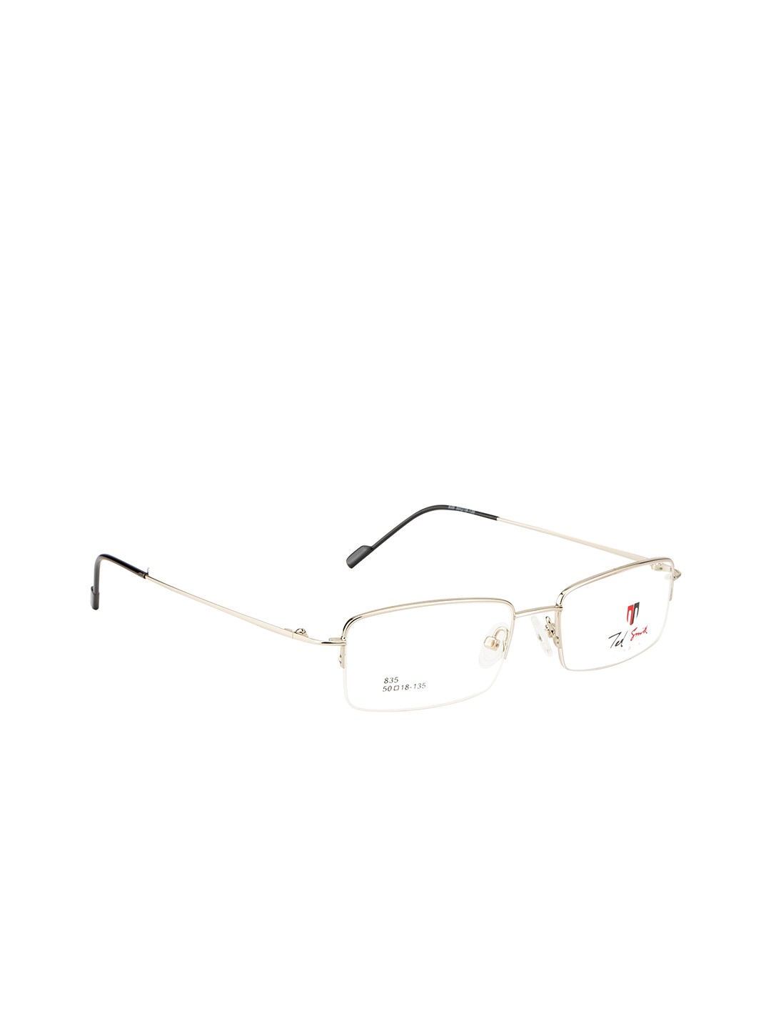 

Ted Smith Unisex Silver Half Rim Rectangle Frames Eyeglasses