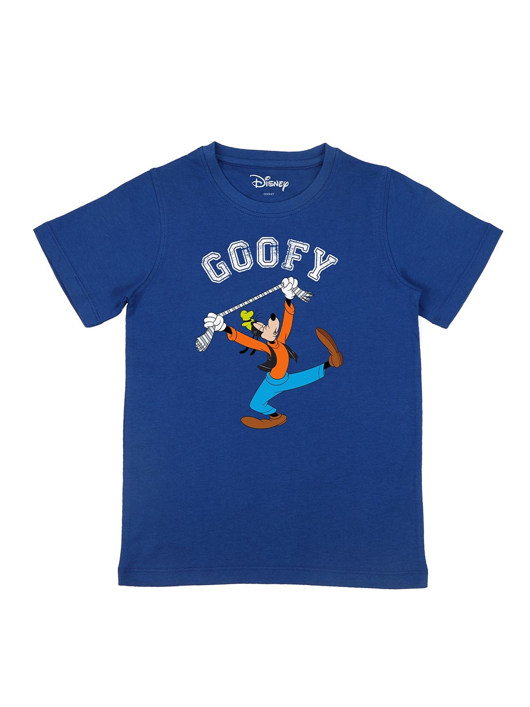 Disney by Wear Your Mind Boys Blue Printed Applique T-shirt