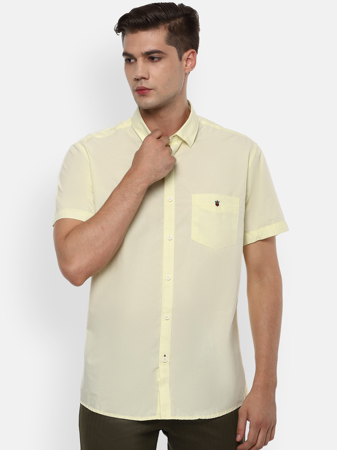 

Louis Philippe Sport Men Yellow Slim Fit Casual Shirt