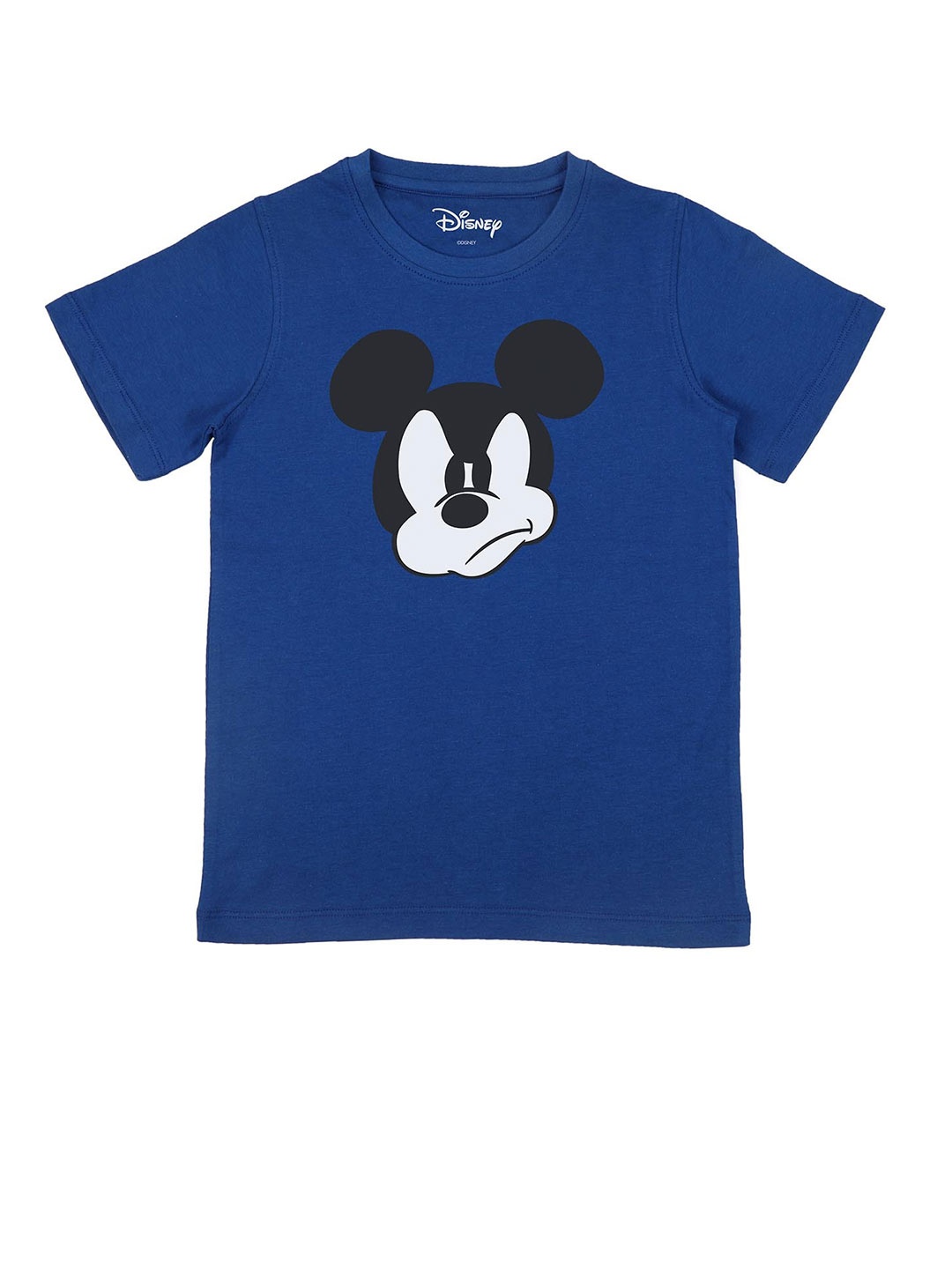 

Disney by Wear Your Mind Boys Blue Mickey Mouse Printed T-shirt