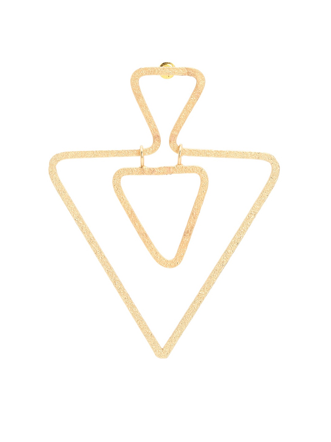 

FOREVER 21 Gold Contemporary Drop Earrings