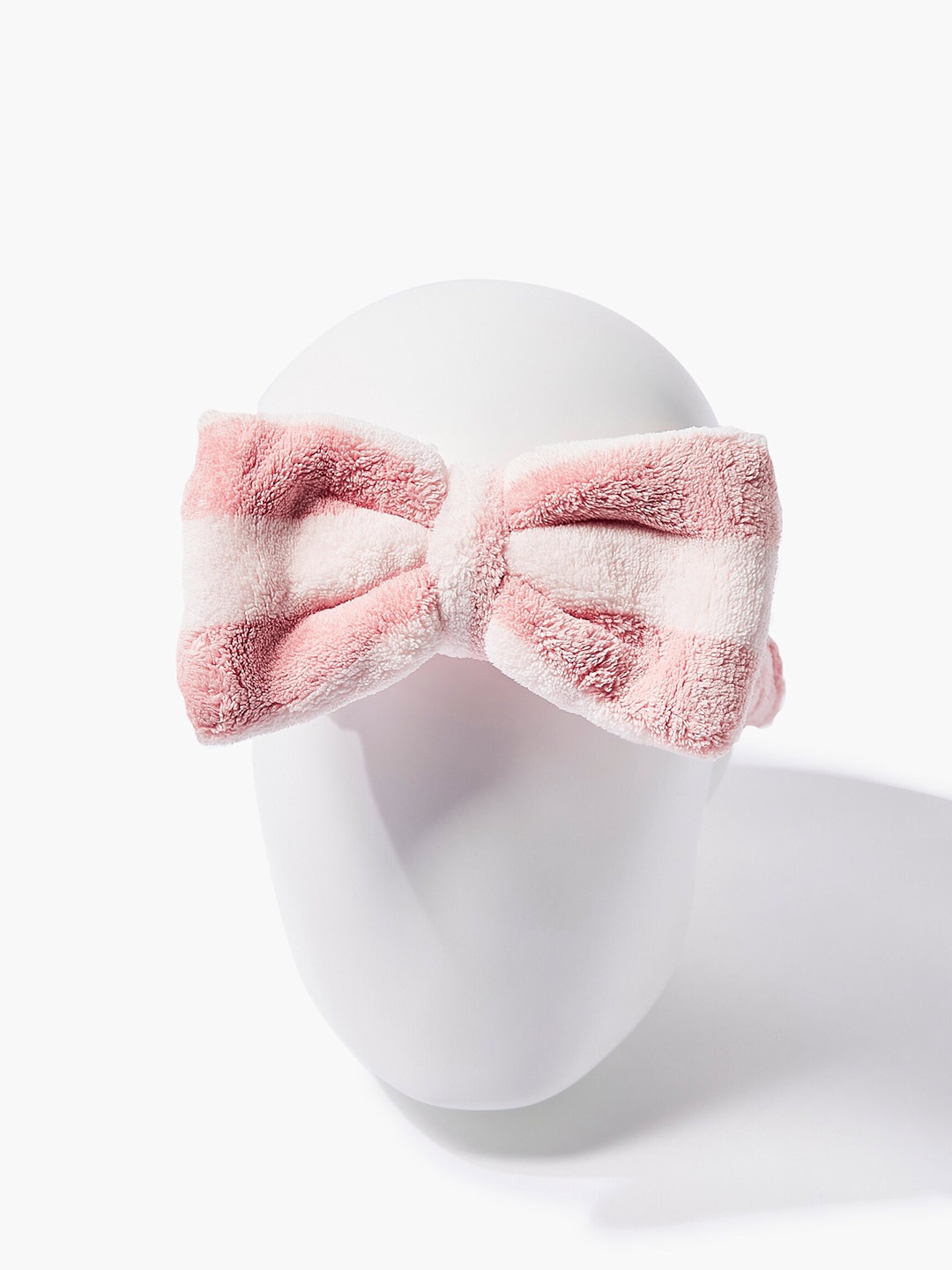 

FOREVER 21 Women Pink & White Bow Hairband