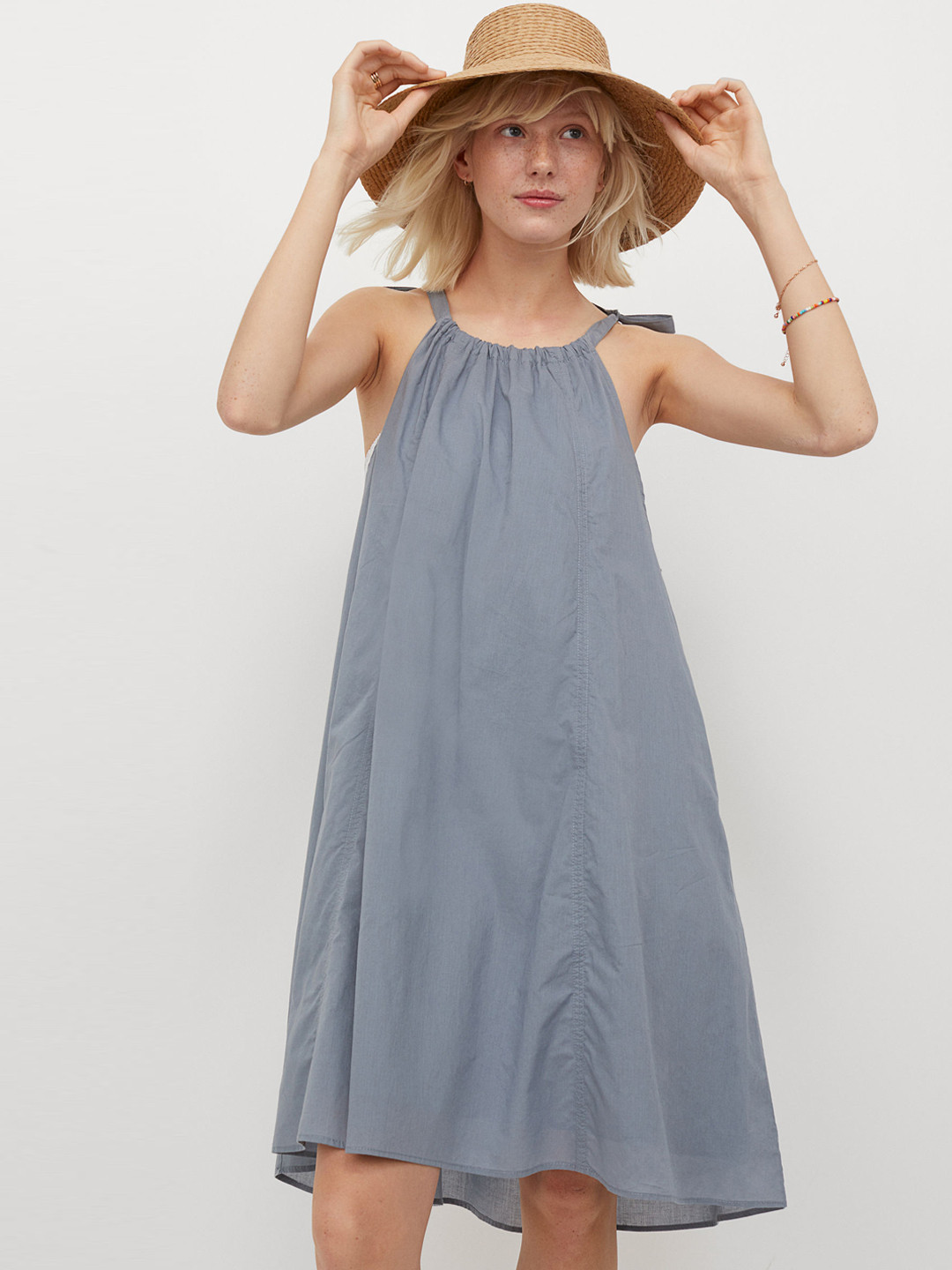 

H&M Women Blue Sleeveless Dress