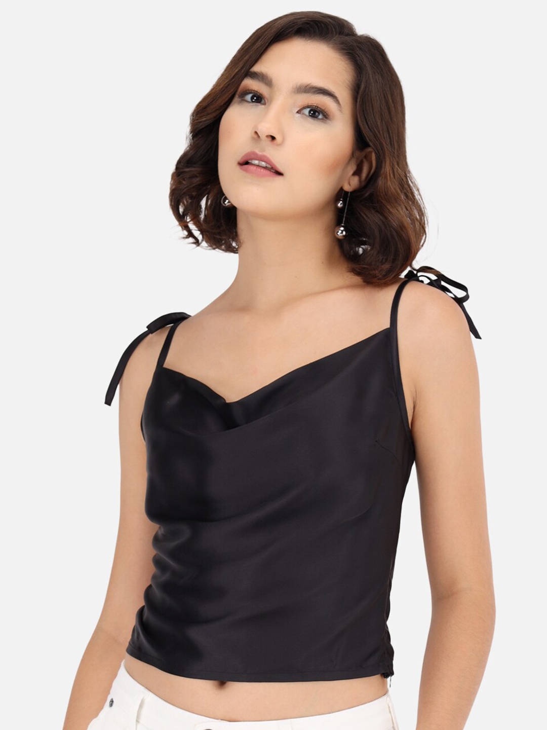 

Trend Arrest Black Regular Crop Top