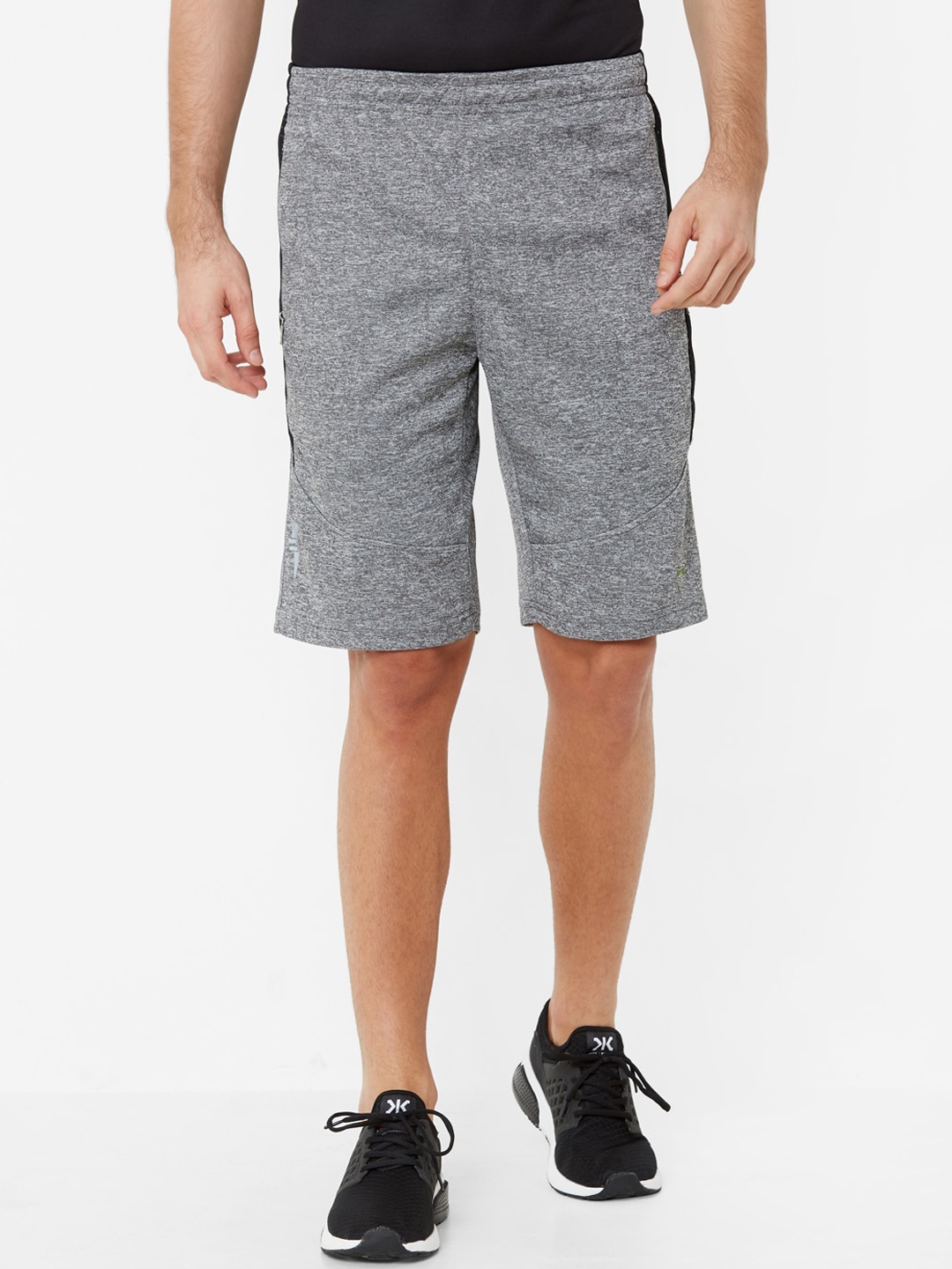 

Black Panther Men Grey Mid-Rise Sports Shorts