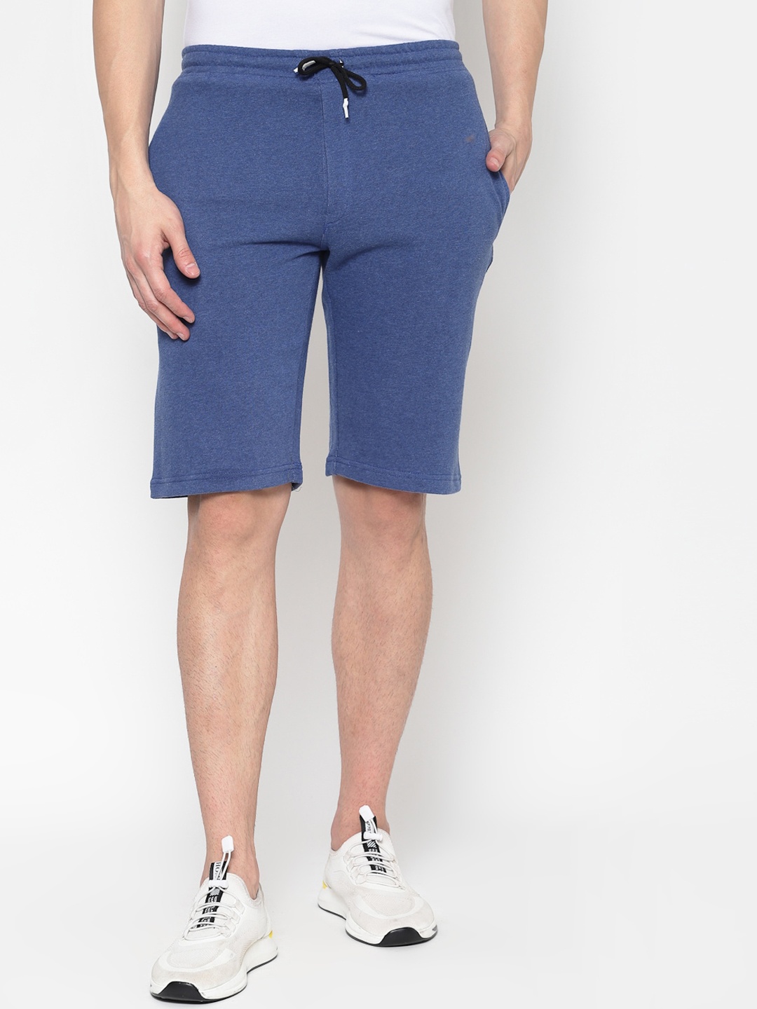 

PAUSE SPORT Men Blue Slim Fit Mid-Rise Regular Shorts