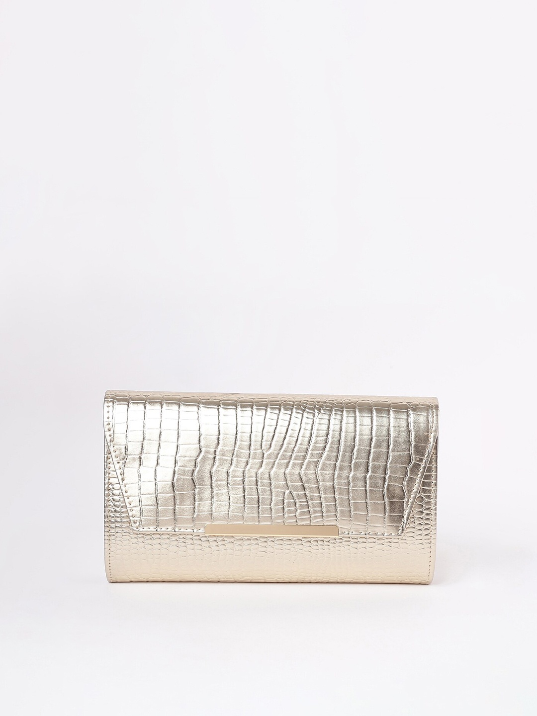 

CODE by Lifestyle Gold Textured Envelope Clutch