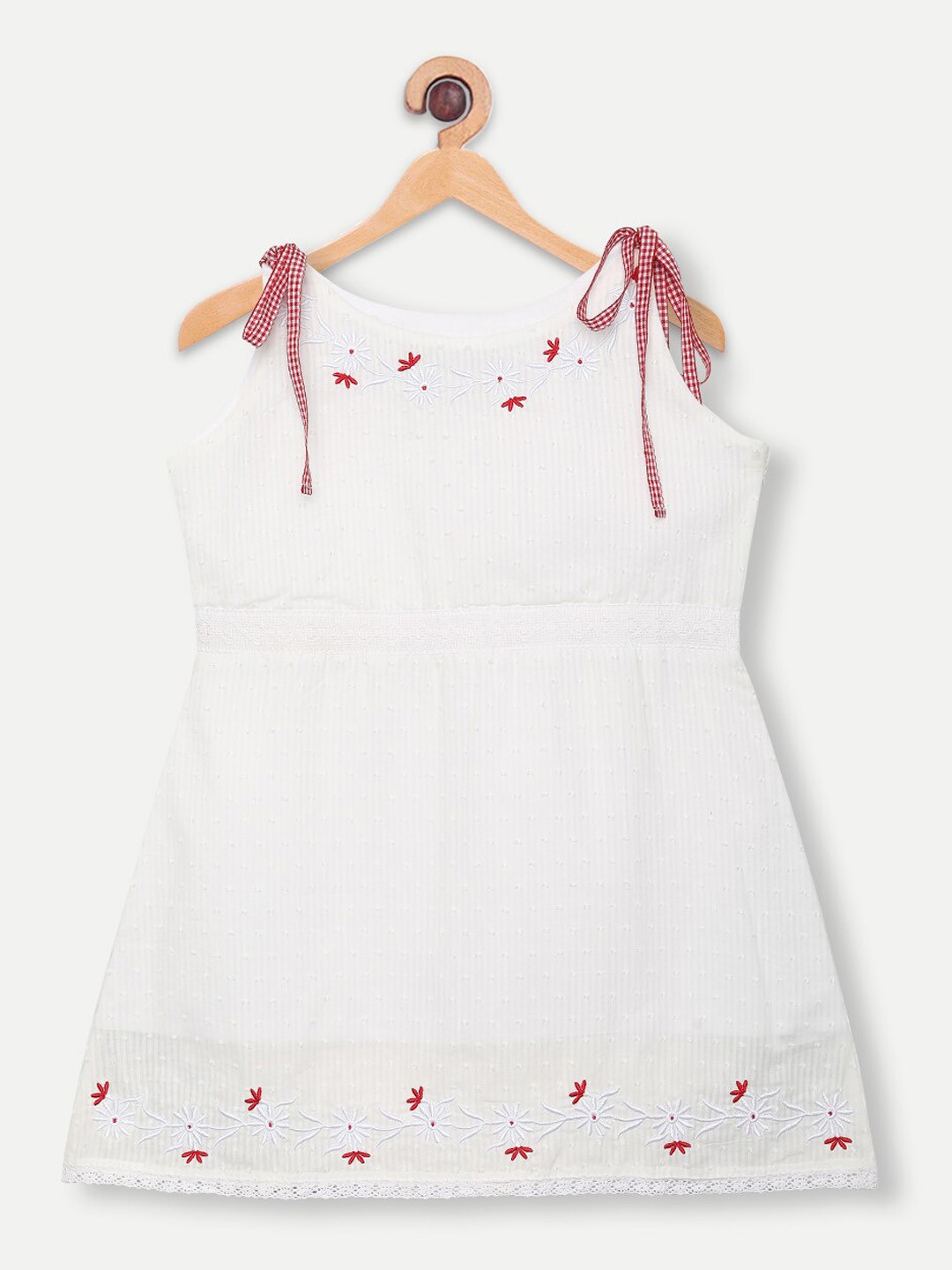 

GOJI White A-Line Dress