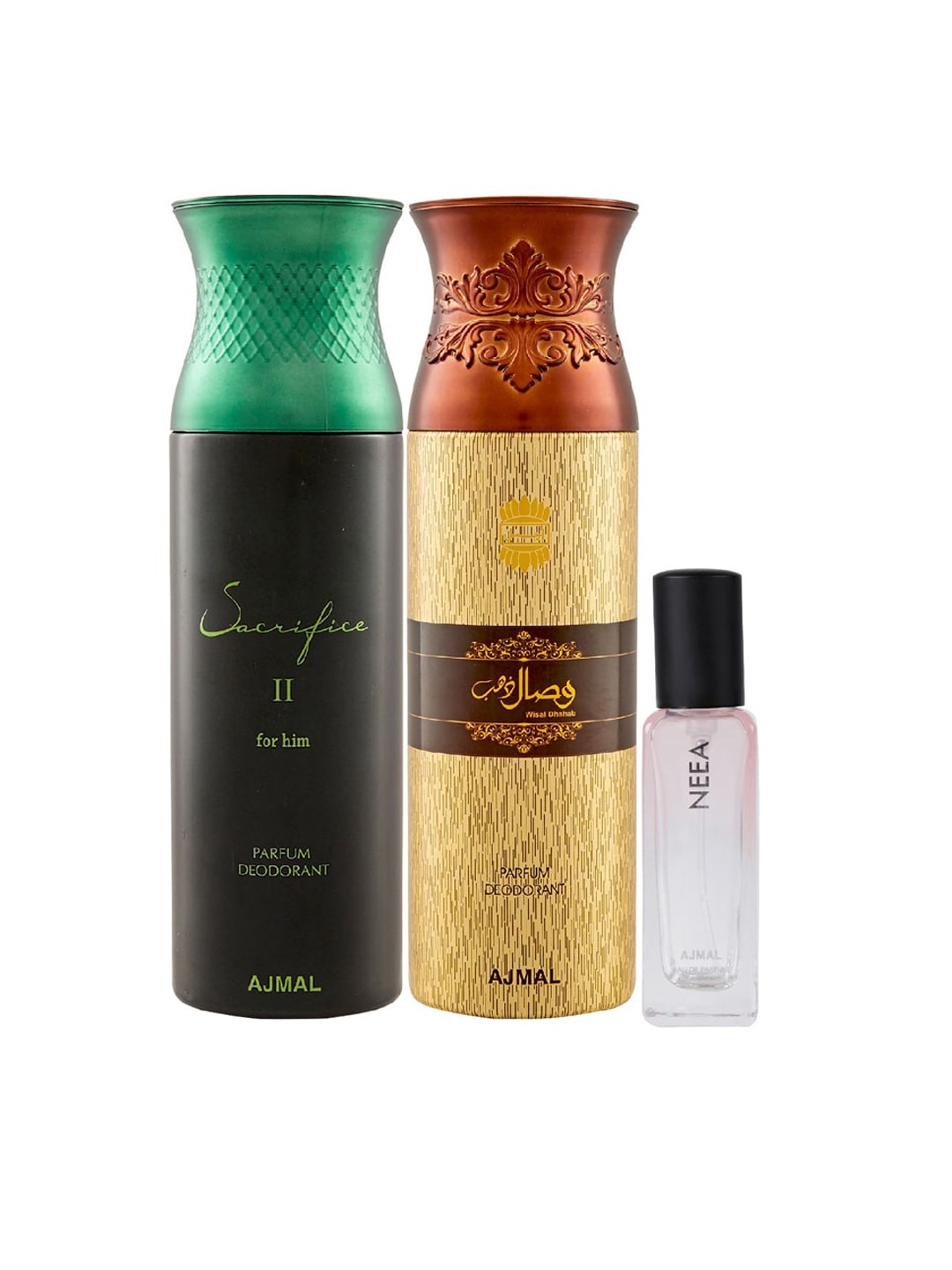 

Ajmal Pack of 3 Perfume Deodorant 420 ml, Multi