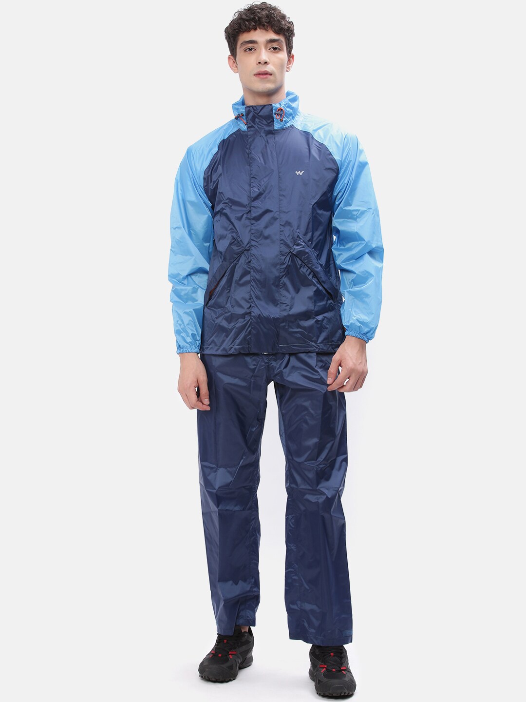 

Wildcraft Unisex Blue Colourblocked Rain Suit