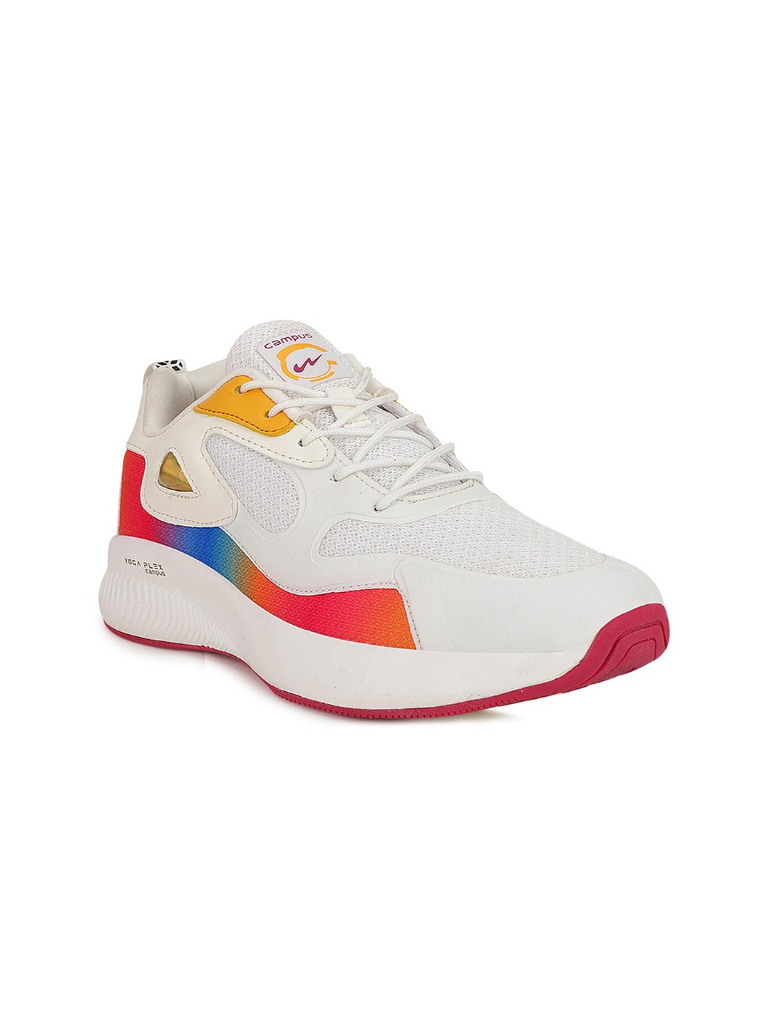 

Campus Women Off White Mesh Running Marking Shoes