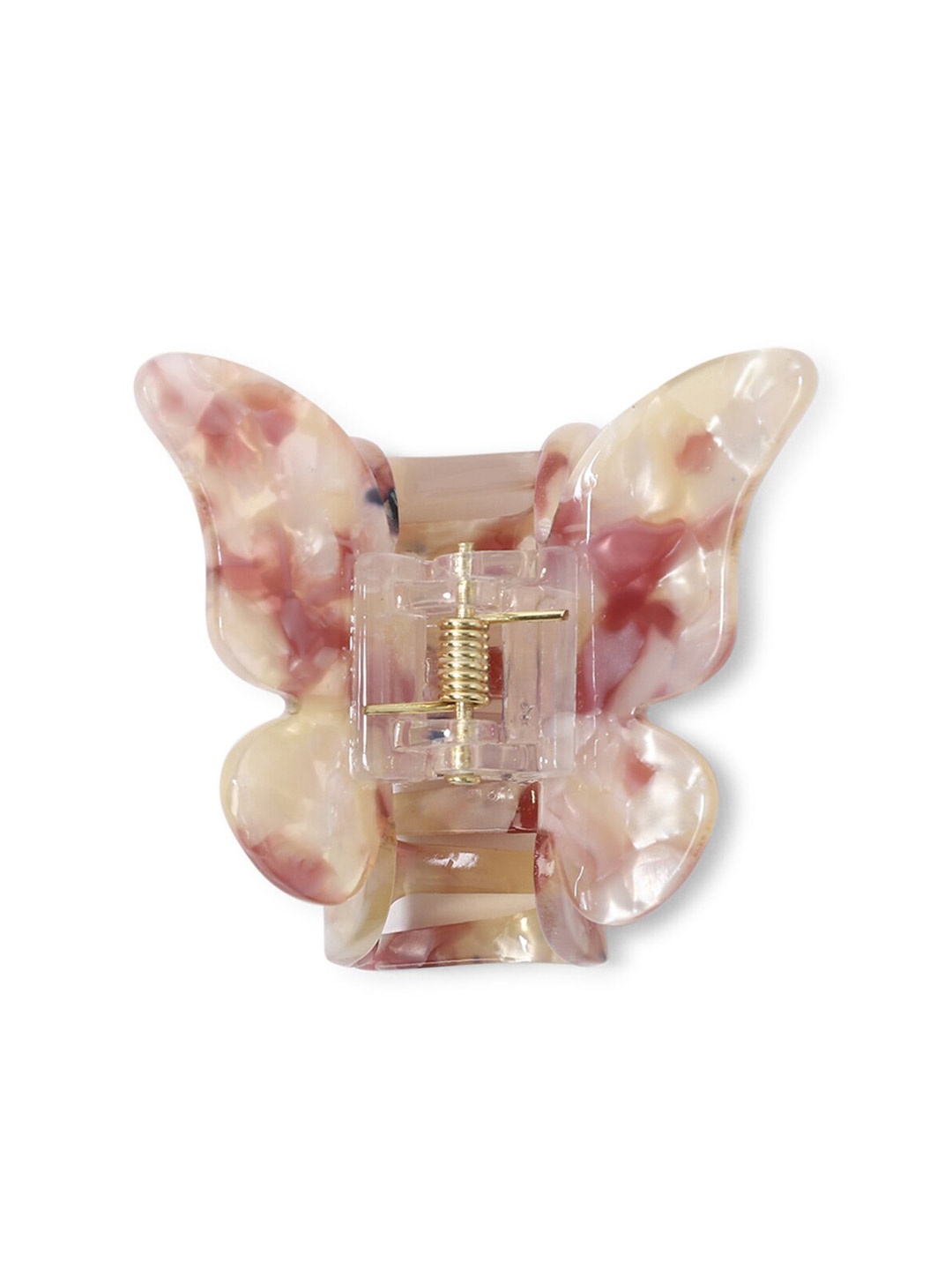 

FOREVER 21 Women Cream & Maroon Claw Clip