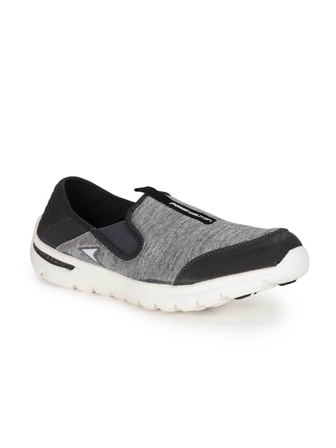 

Power Men Grey Walking Non-Marking Shoes