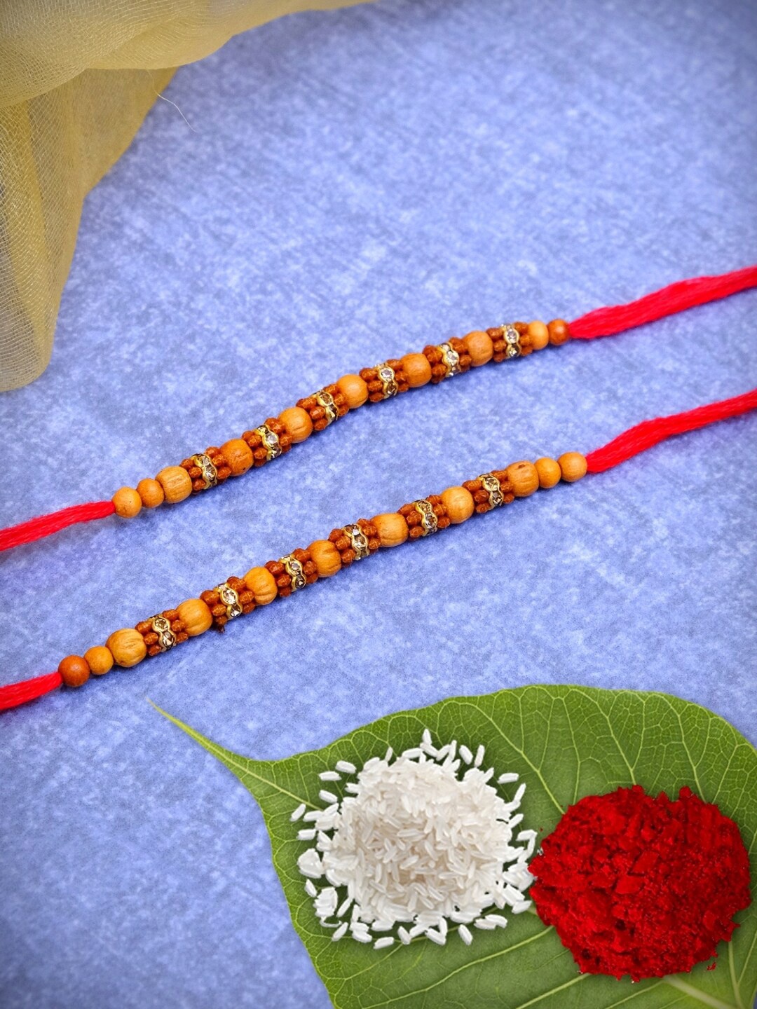 

Crunchy Fashion Men Set of 2 Fancy Rakhi, Multi