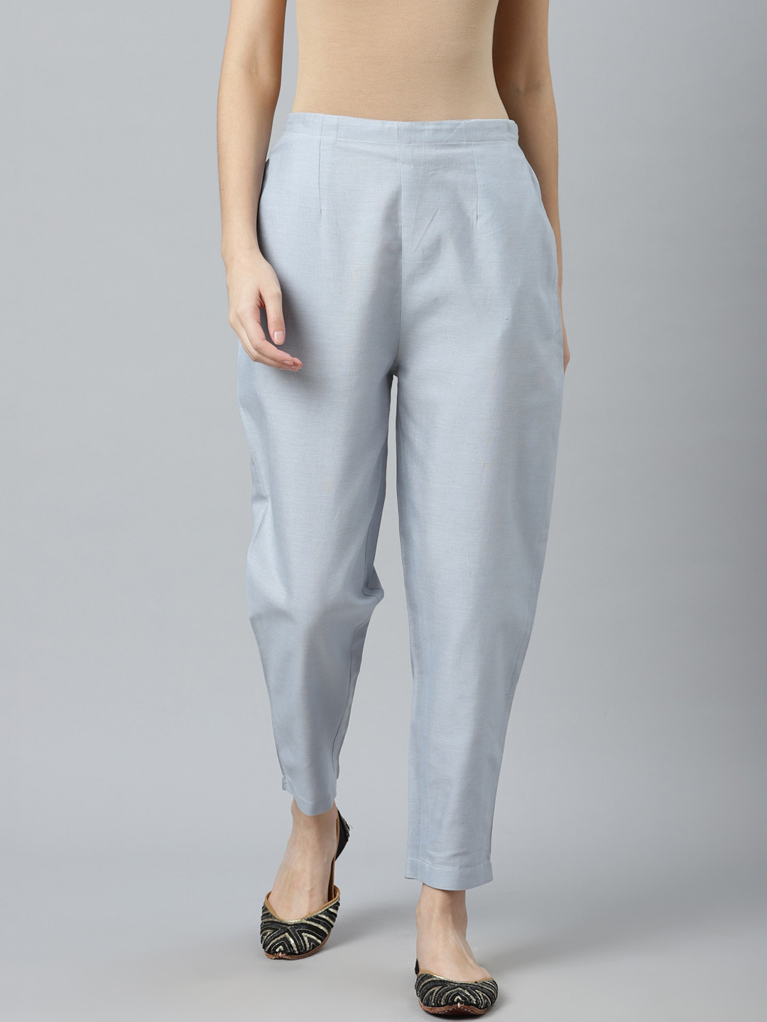 

Libas Women Blue Cigarette Trousers