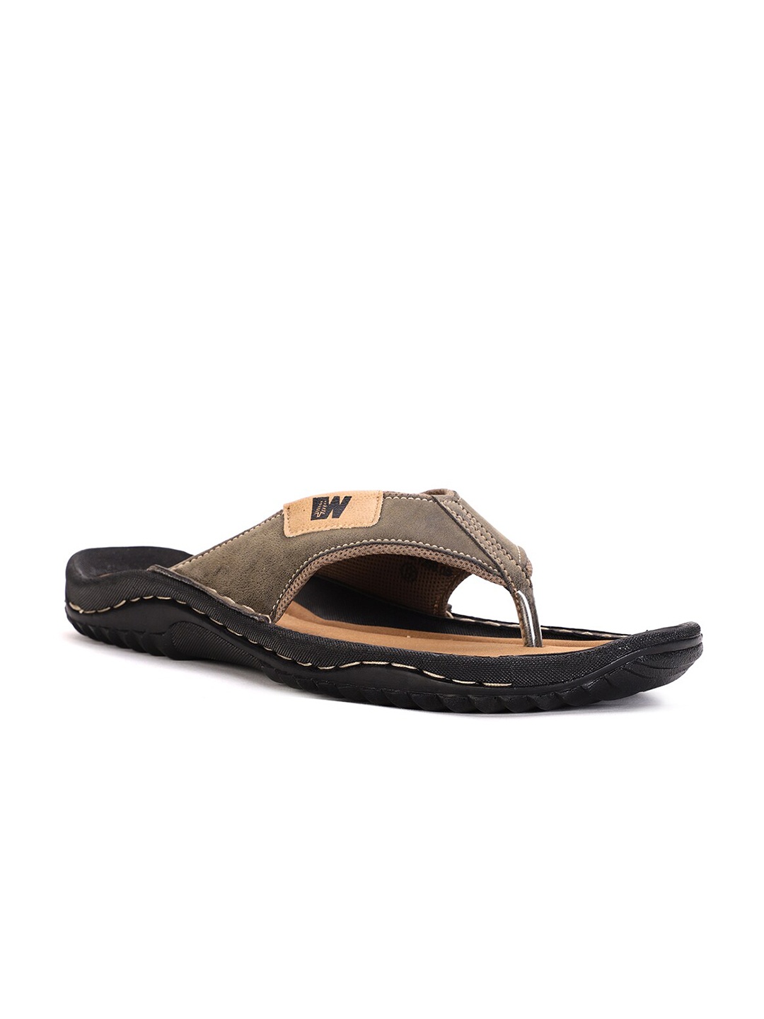 

Weinbrenner Men Brown & Black PU Comfort Sandals