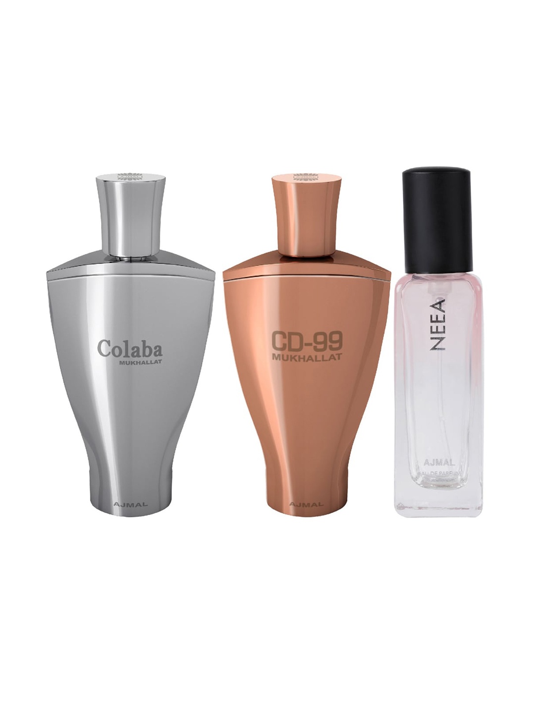 

Ajmal Unisex Pack of 3 Edp Perfume, Multi