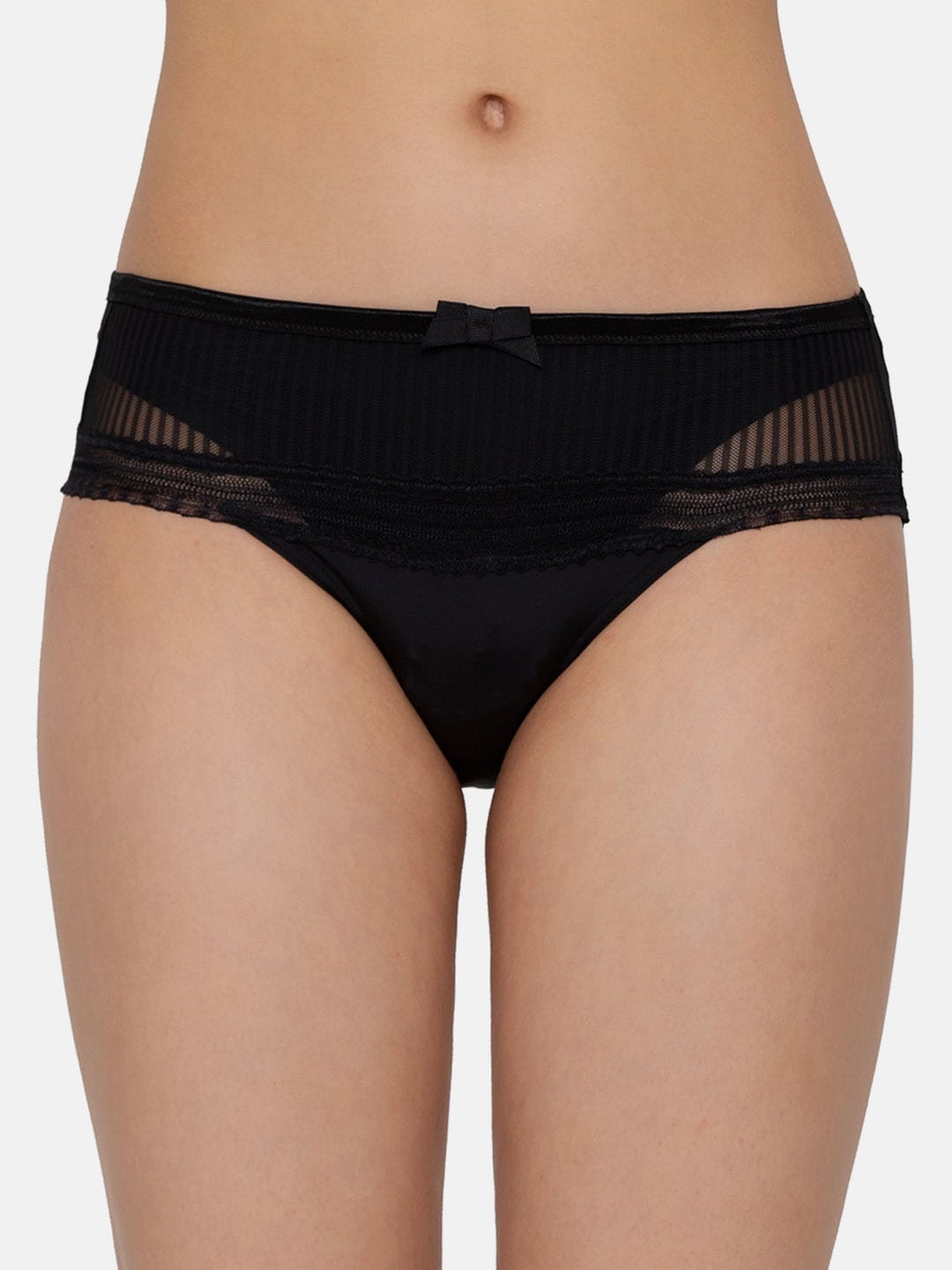 

Triumph Beauty-Full Idol Seamless Low Rise Hipster Brief, Black
