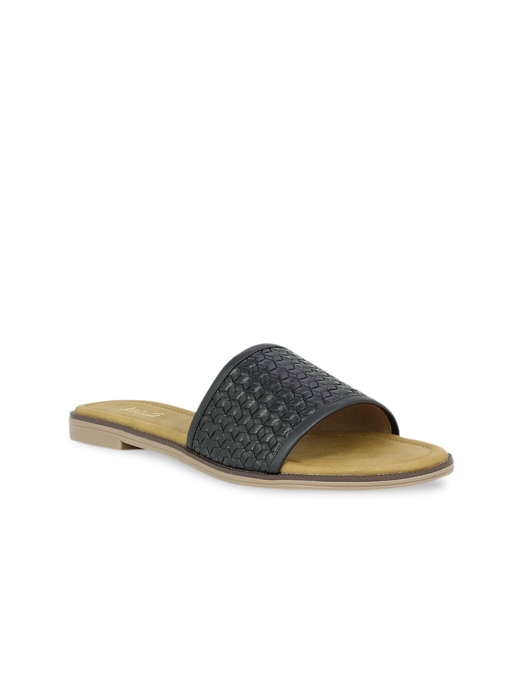 

Inc 5 Women Black Open Toe Flats