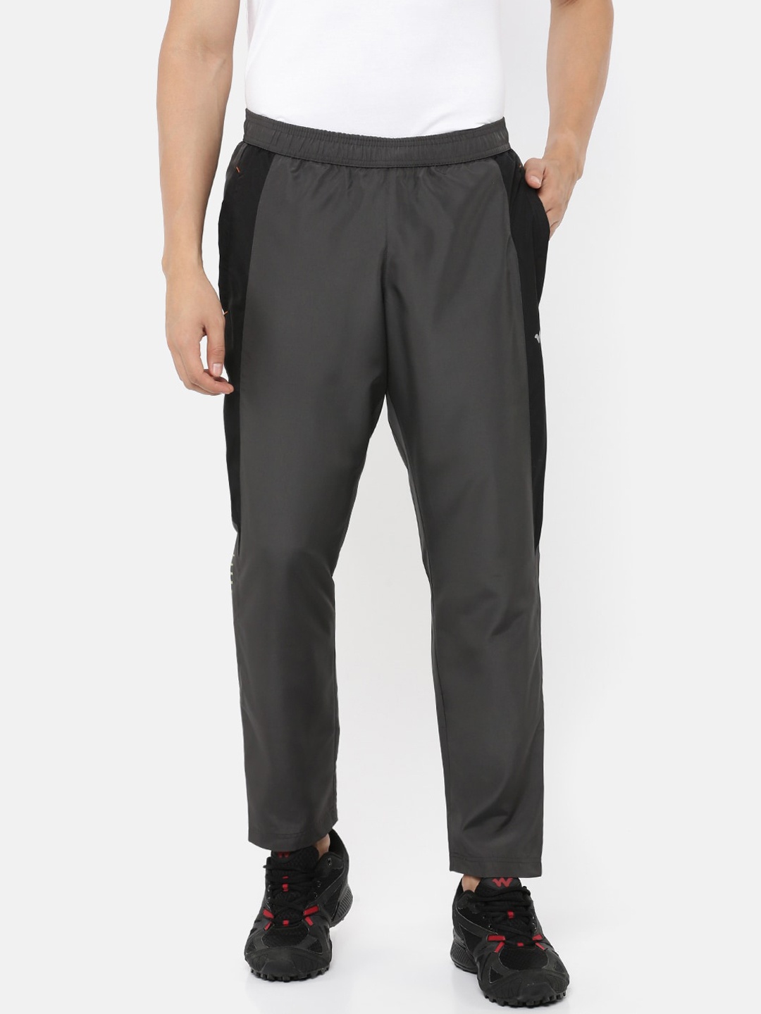 

Wildcraft Men Grey Solid Active Track Pants