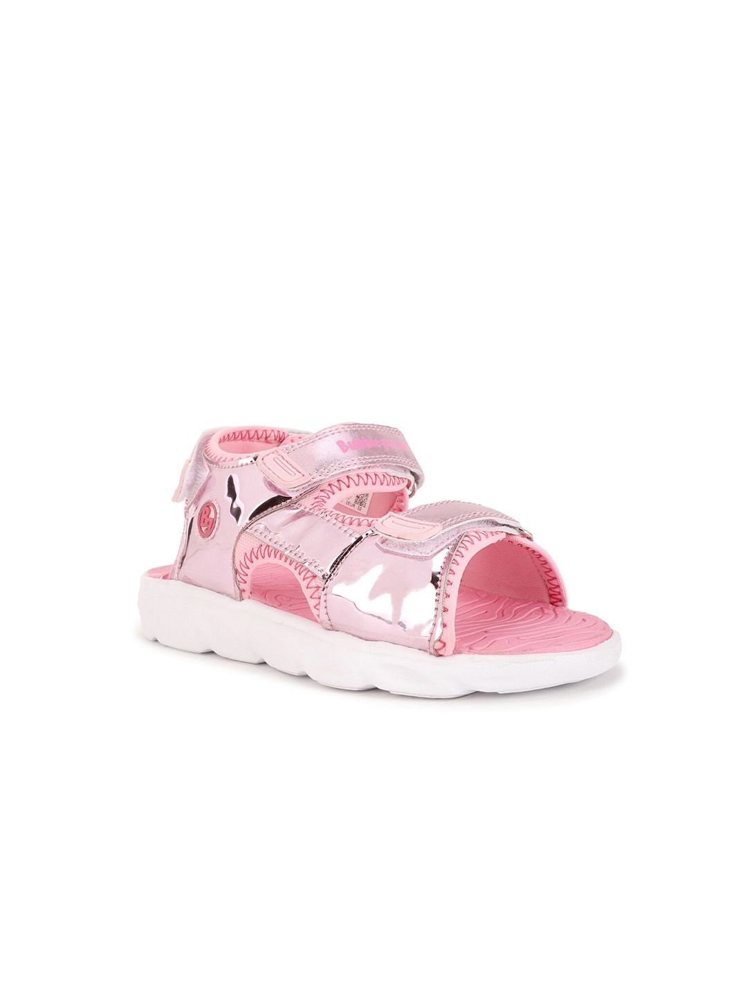

Bubblegummers Girls Pink Open Toe Flats