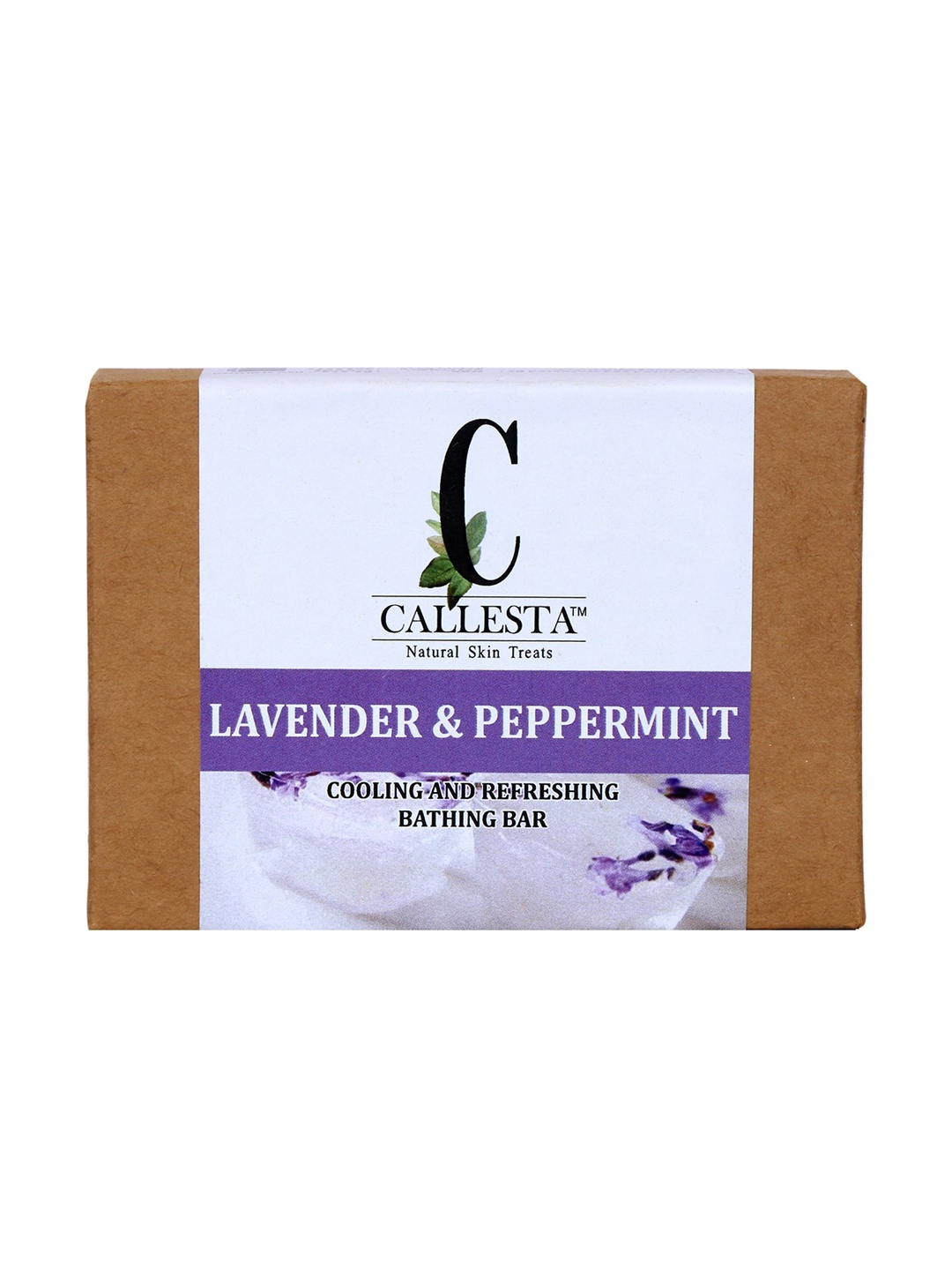 

Callesta Refreshing Lavender & Peppermint Soap - 100 g, Pink