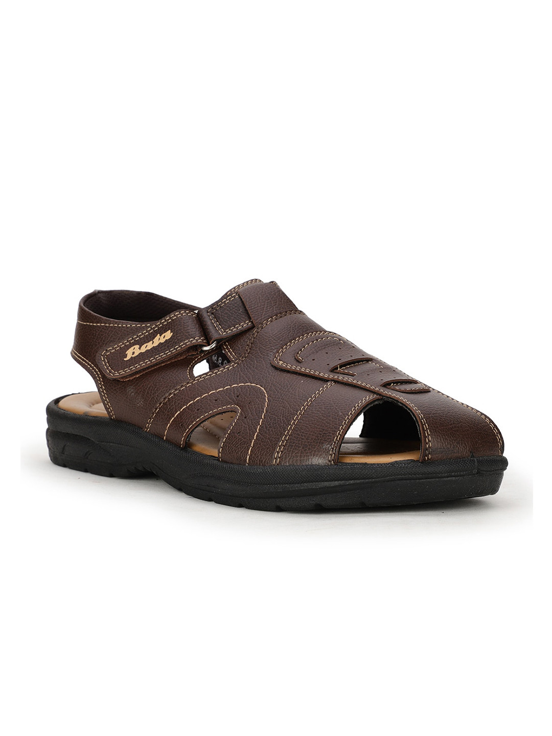 

Bata Men Brown Fisherman Sandals
