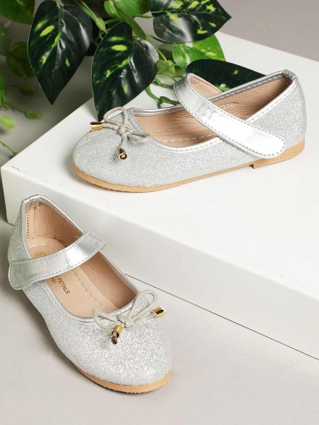 

PASSION PETALS Girls Silver-Coloured Ballerinas