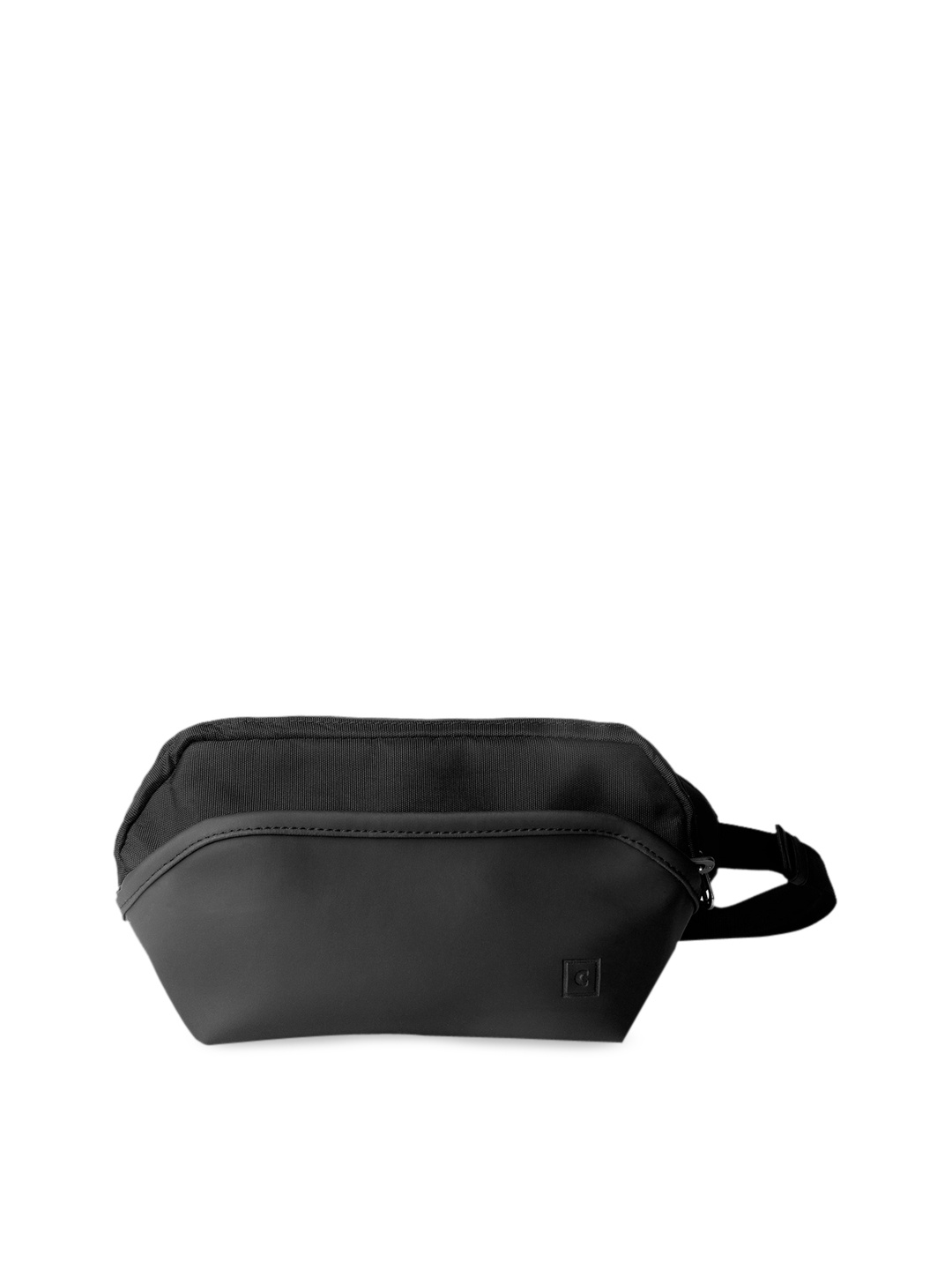

CARRIALL Unisex Black Solid Waist Pouch