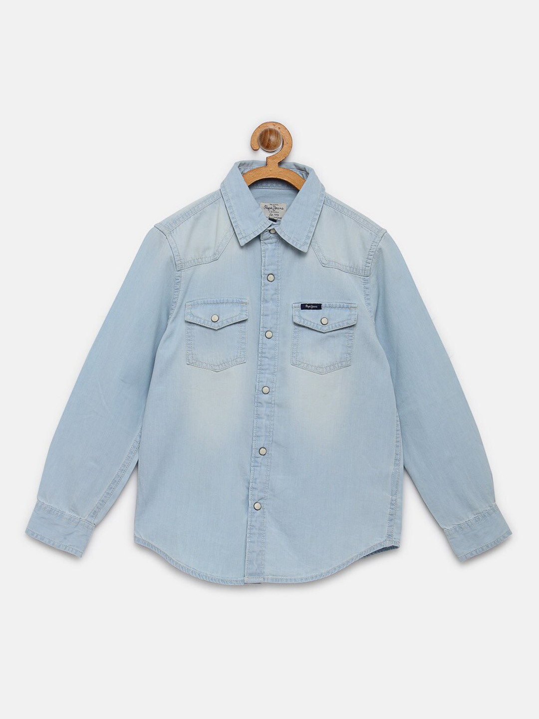 

Pepe Jeans Boys Blue Casual Shirt