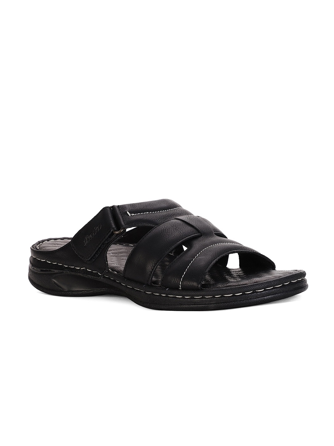 

Bata Men Black Comfort Sandals