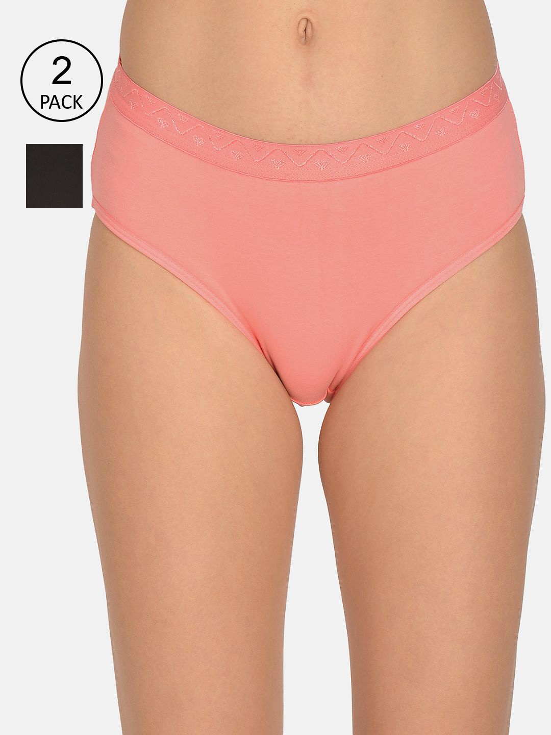 

mod & shy Women Pack Of 2 Assorted Hipster Briefs MU139140