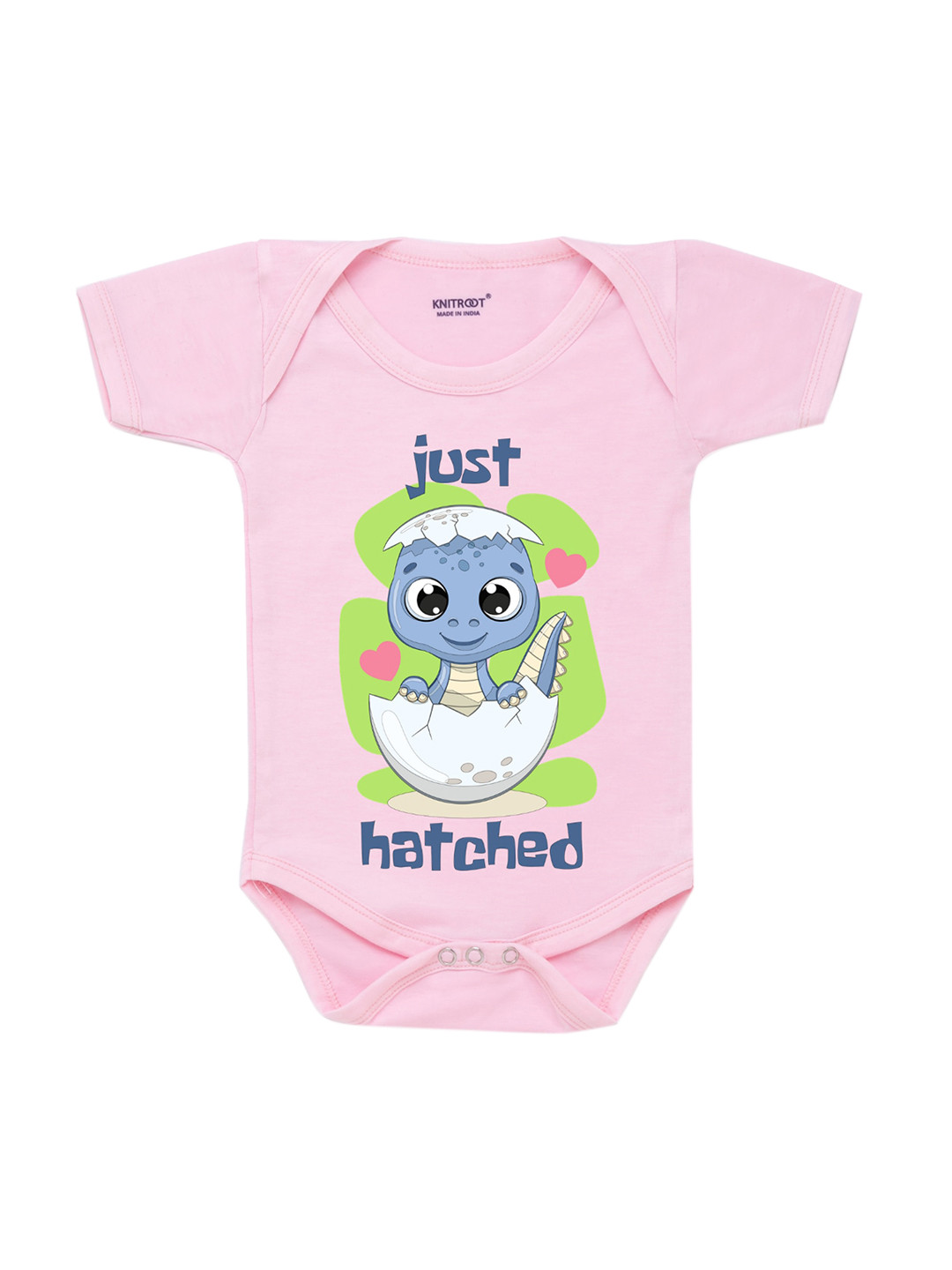 

KNITROOT Kids Infant Pink Printed Bodysuit