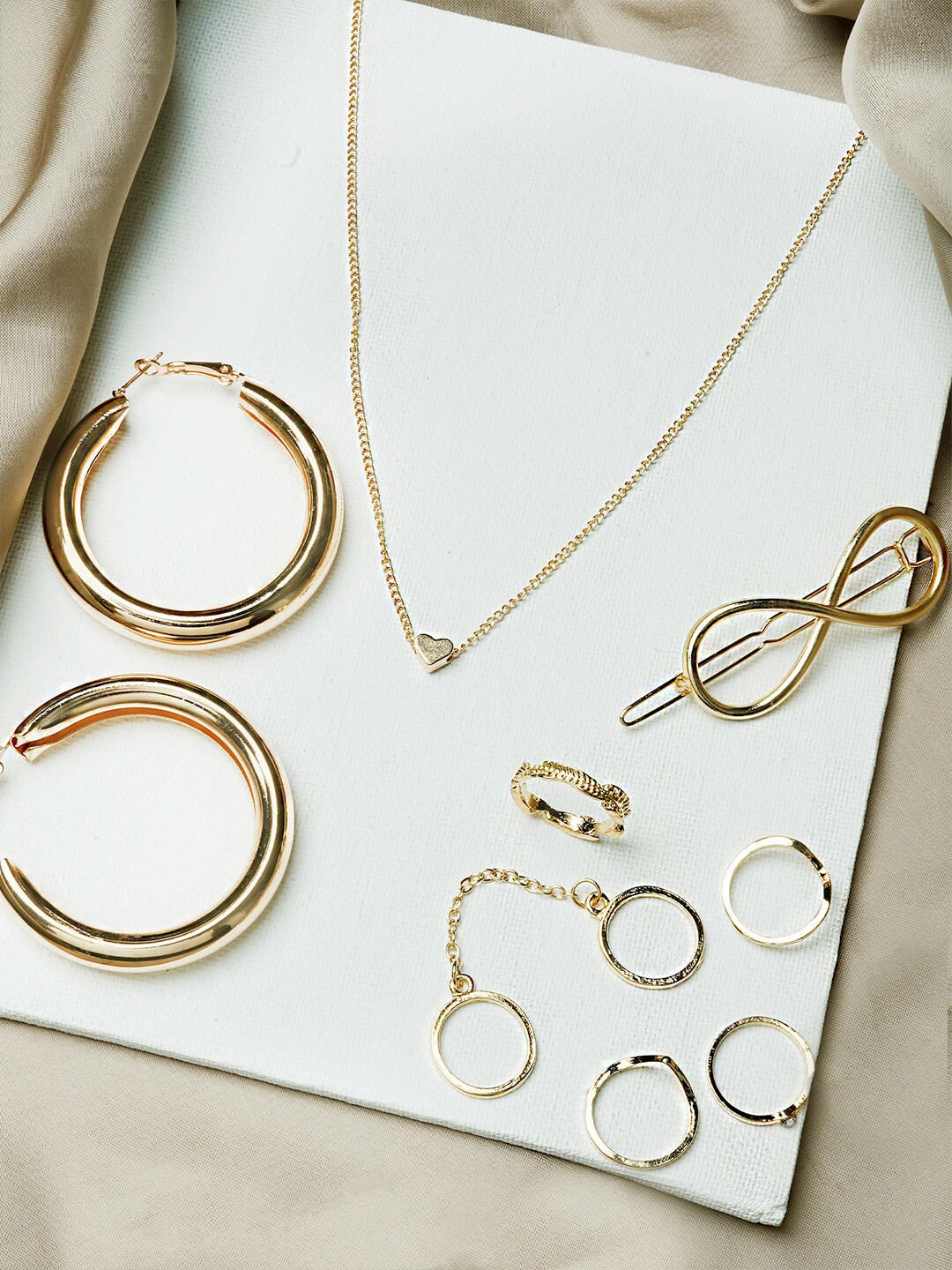 

JOKER & WITCH Gold-Toned Golden Sunset Jewellery Set