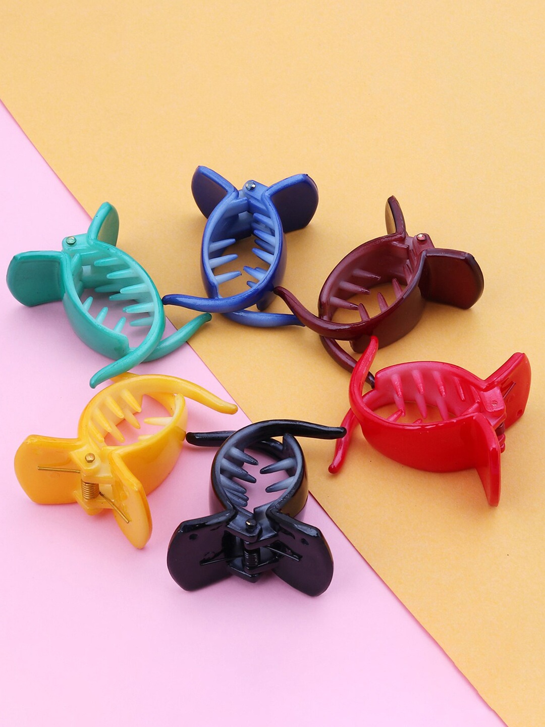 

Sukkhi Women Multi Set of 6 Claw Clip