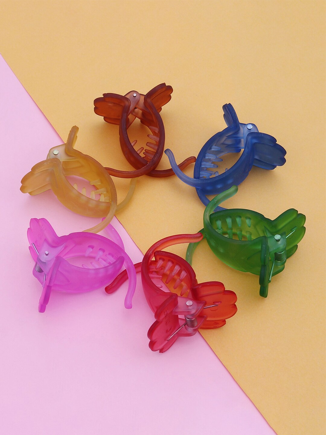 

Sukkhi Women Multi Set of 6 Claw Clip