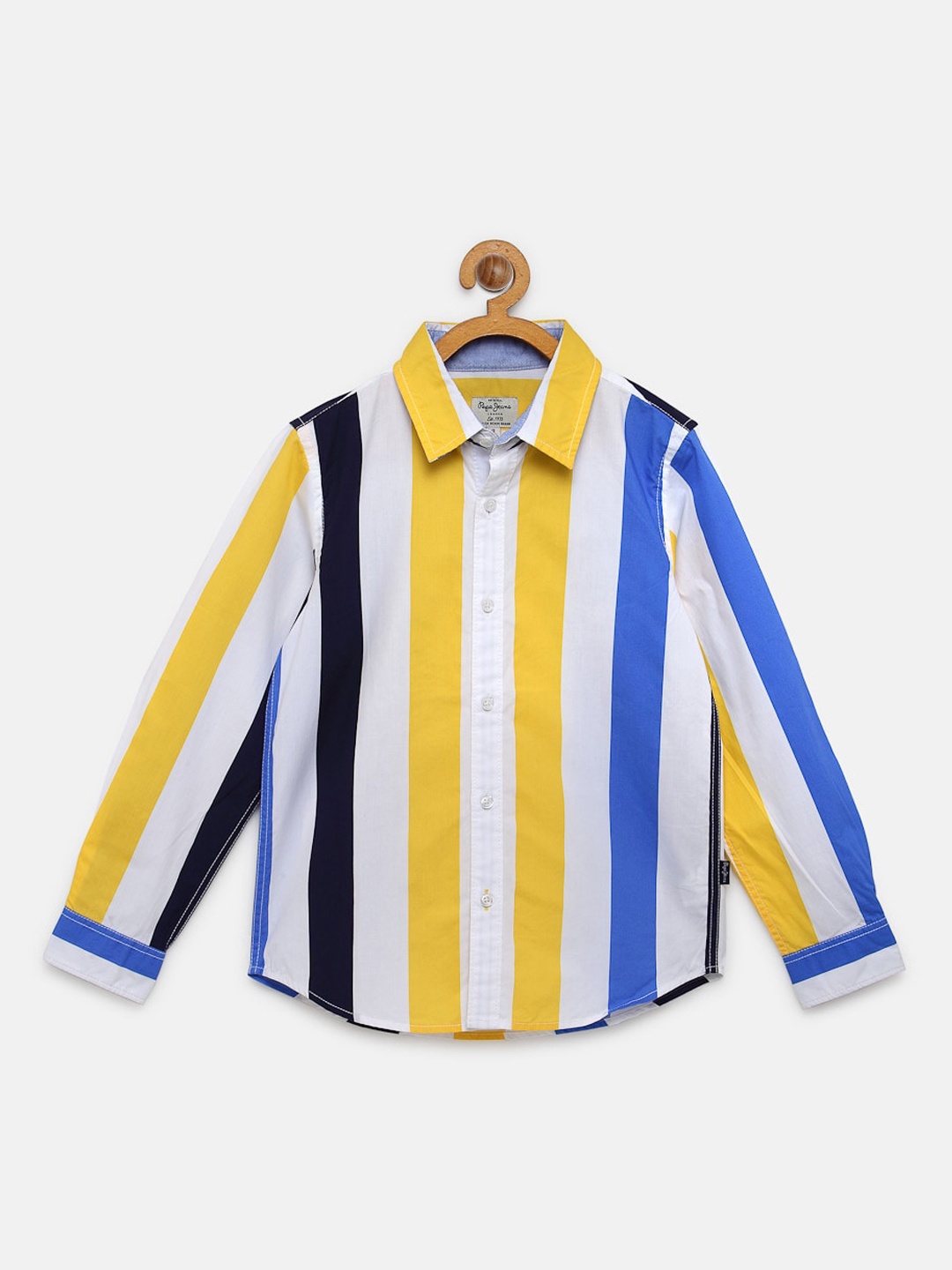 

Pepe Jeans Boys White Striped Casual Shirt