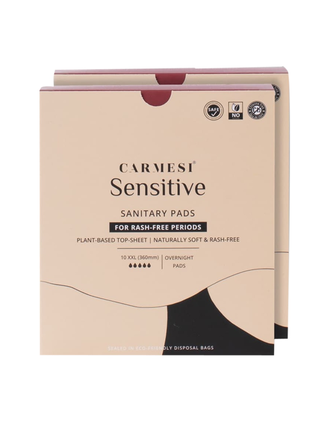 

CARMESI Women White Sensitive XXL Sanitary Napkins