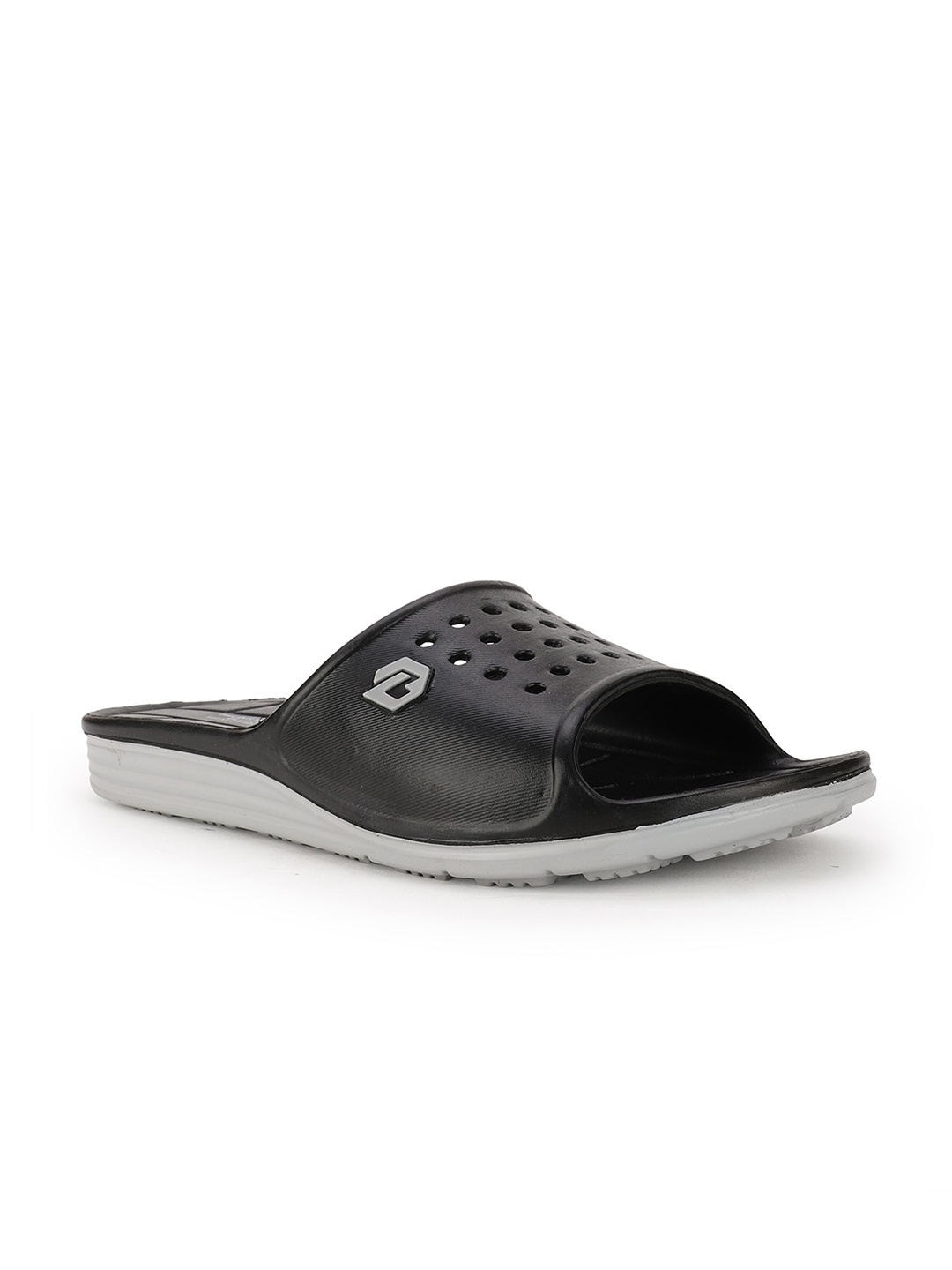 

Bata Men Black Rubber Sliders
