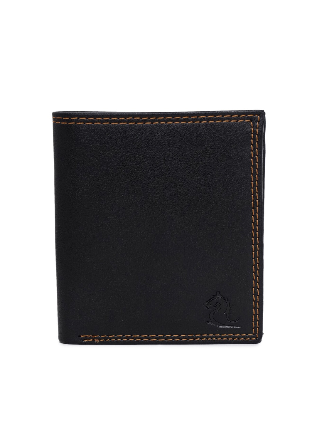 

Kara Men Black Solid Two Fold Wallet