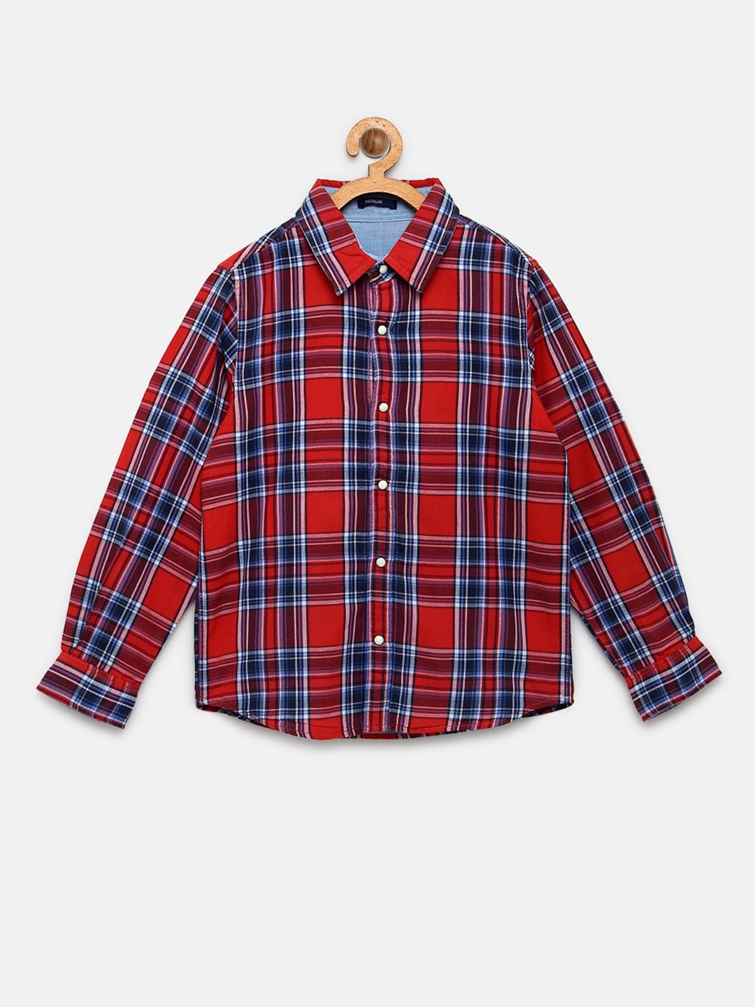 

Pepe Jeans Boys Red Checked Casual Shirt
